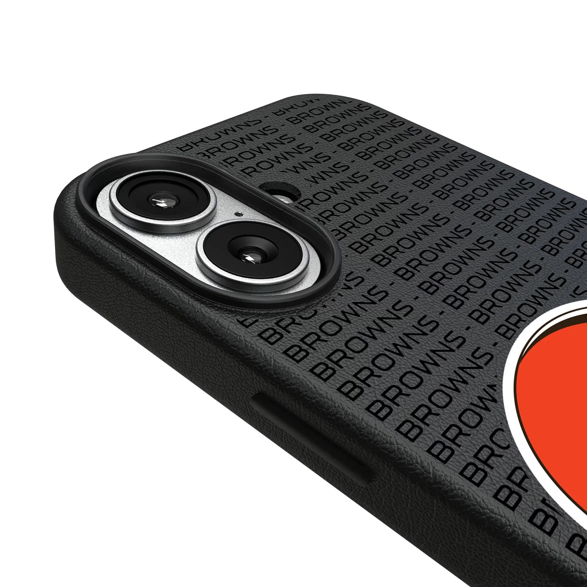 Cleveland Browns Text Backdrop MagSafe Compatible Phone Case for Apple iPhone
