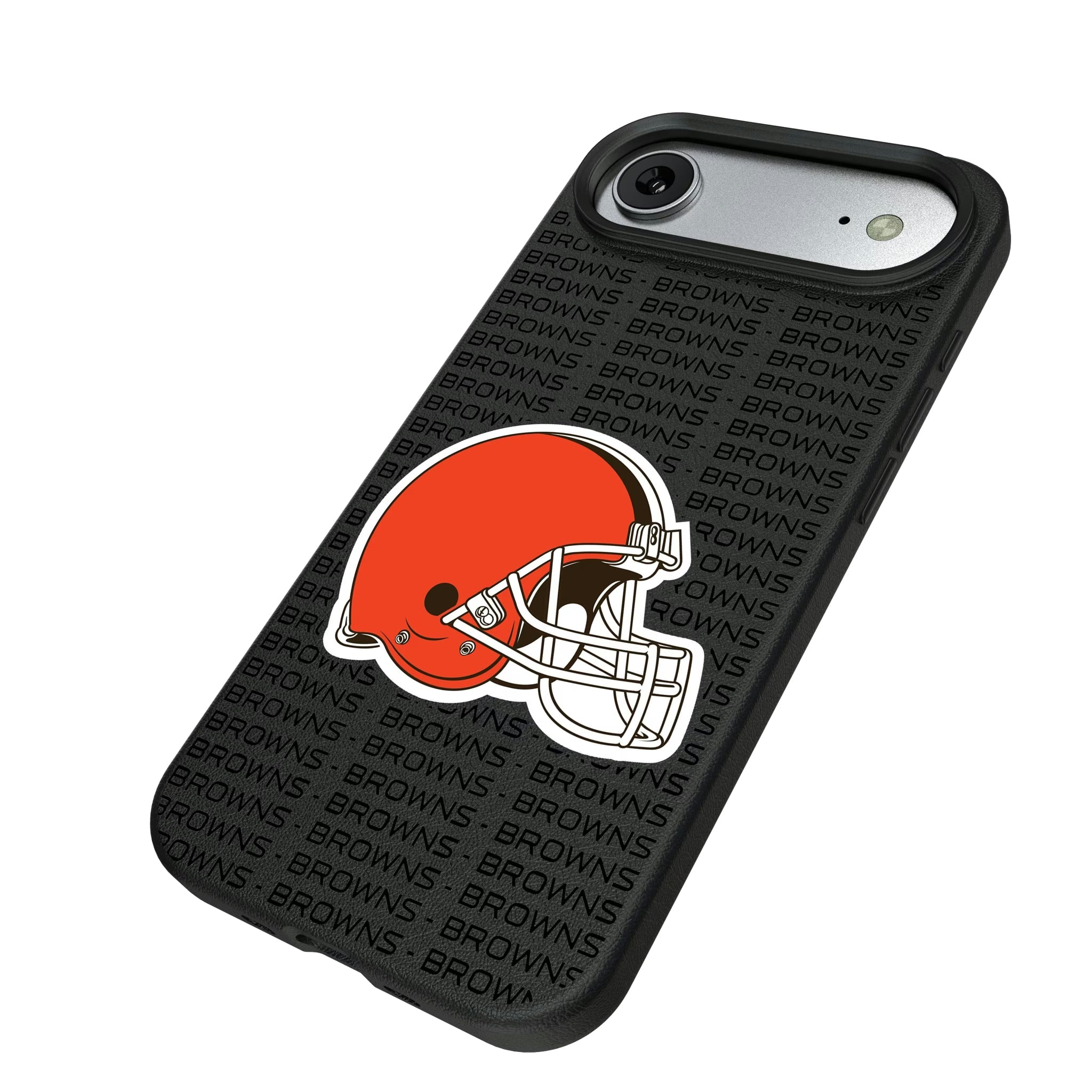 Cleveland Browns Text Backdrop MagSafe Compatible Phone Case for Apple iPhone - Sports Gifts, Sports Memorabilia, Sports Collectibles, Fan Shop
