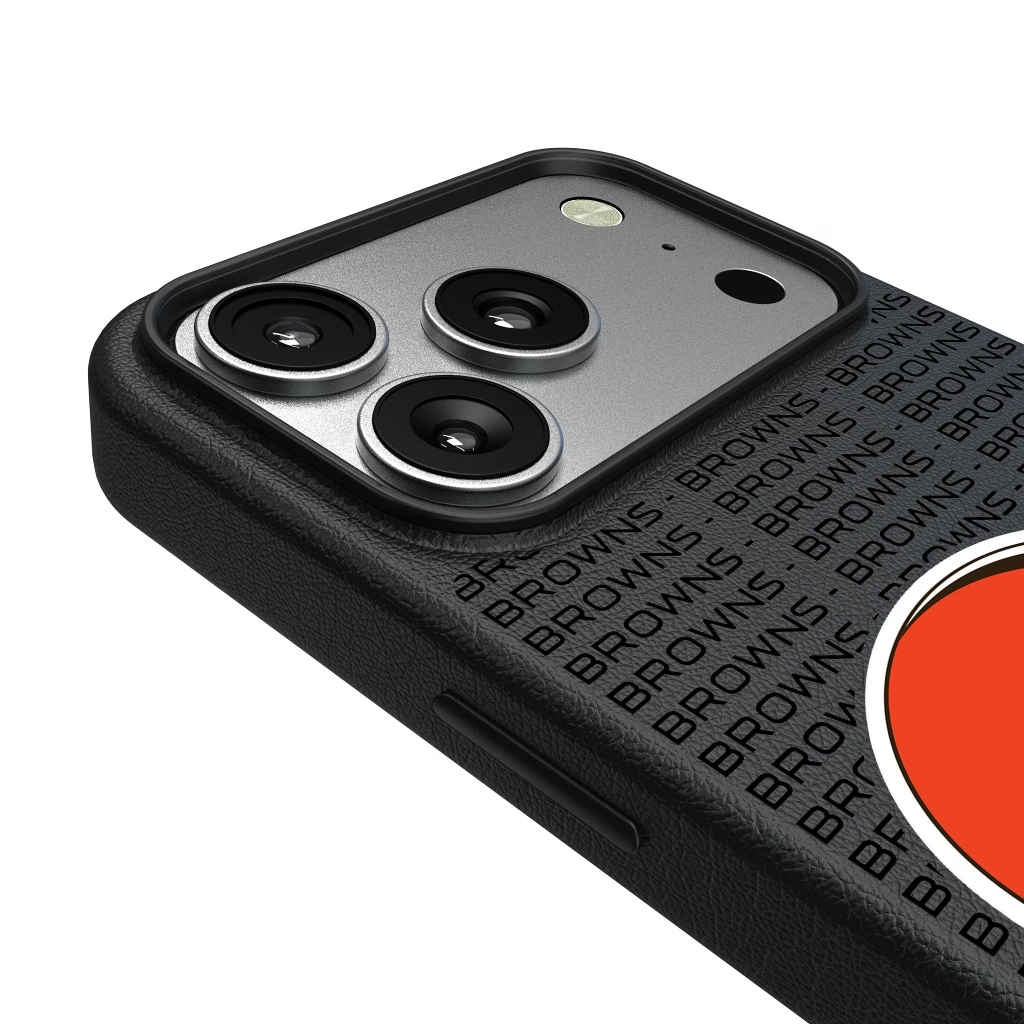 Cleveland Browns Text Backdrop MagSafe Compatible Phone Case for Apple iPhone - Sports Gifts, Sports Memorabilia, Sports Collectibles, Fan Shop