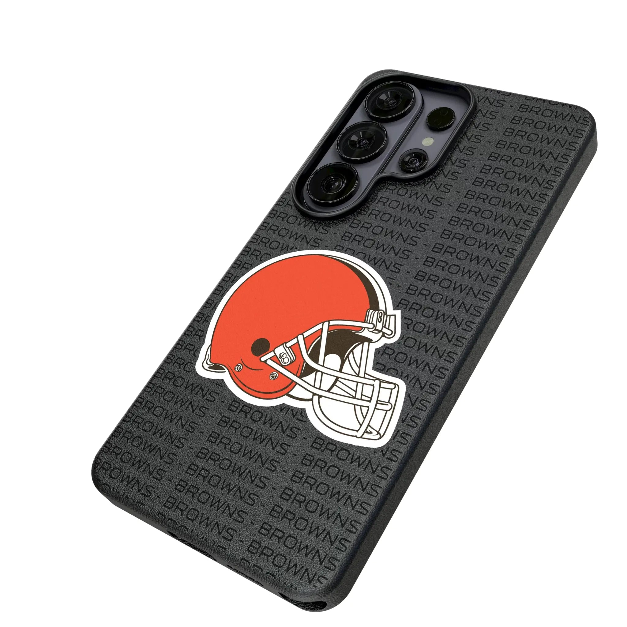Cleveland Browns Text Backdrop MagSafe Compatible Phone Case for Samsung Galaxy