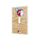 Cleveland Guardians Baseball Bat Hidden-Screw Light Switch Plate