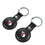 Cleveland Guardians Insignia Black Airtag Holder 2-Pack