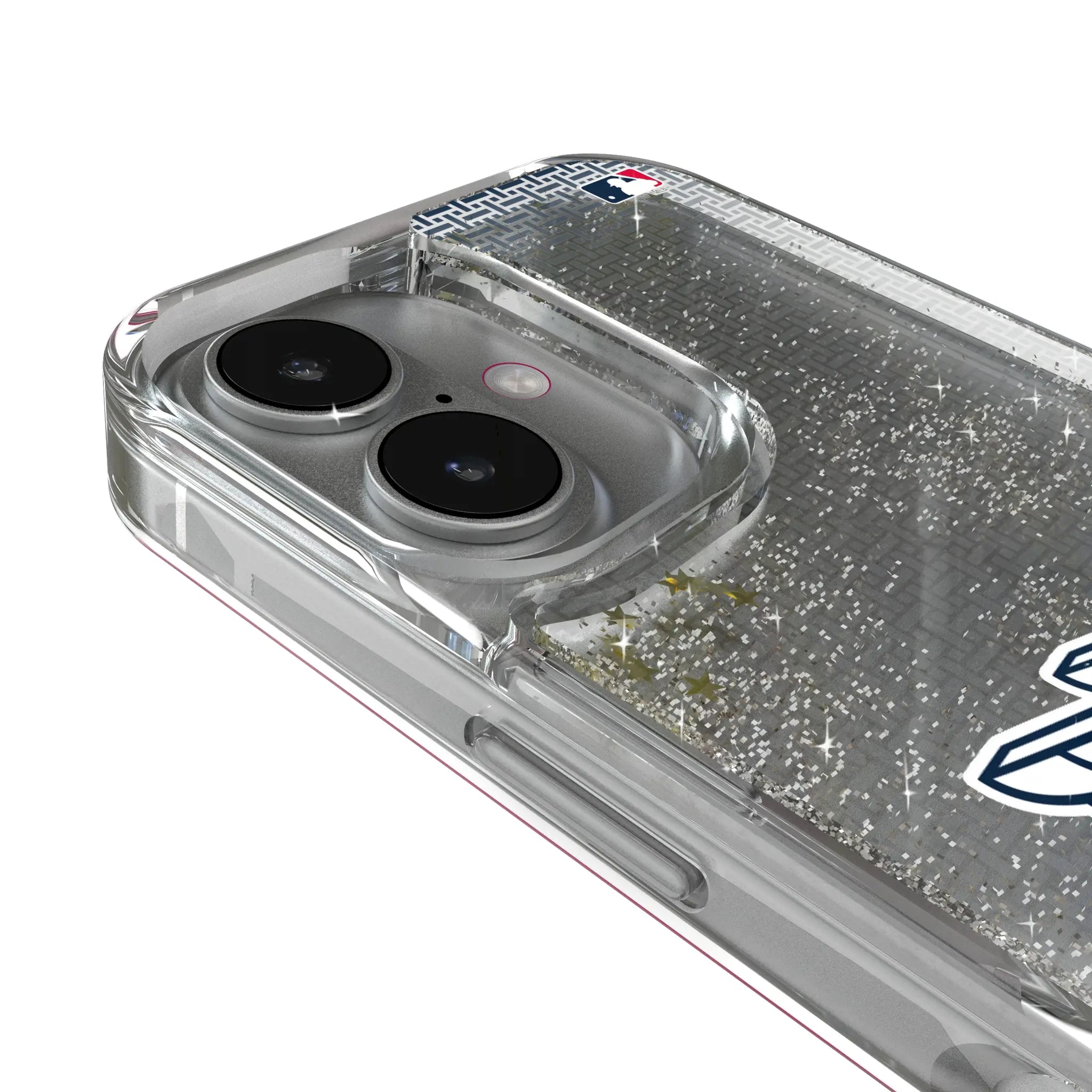 Cleveland Guardians Linen Glitter Phone Case