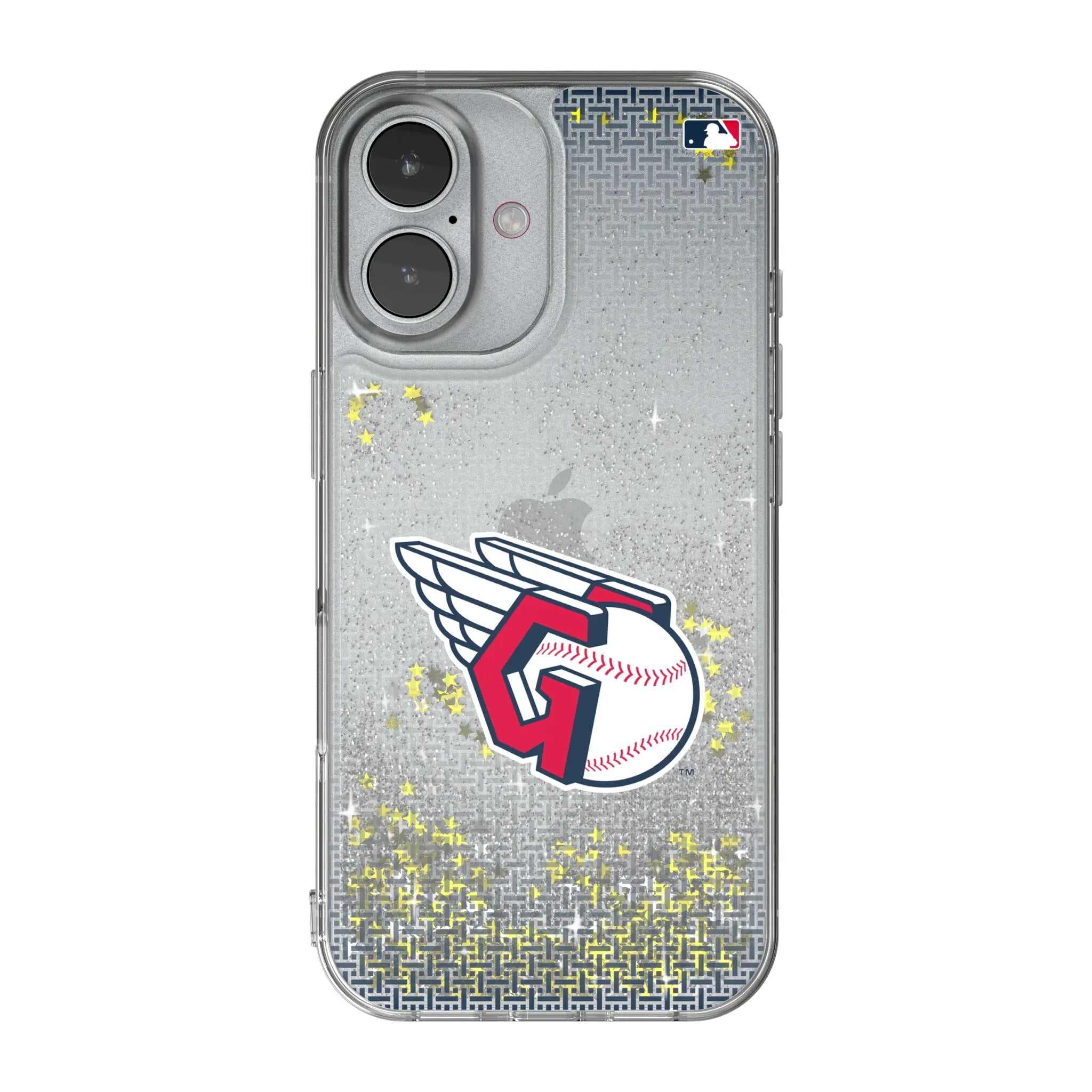 Cleveland Guardians Linen Glitter Phone Case