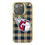 Cleveland Guardians Plaid Bling Phone Case - Sports Gifts, Sports Memorabilia, Sports Collectibles, Fan Shop