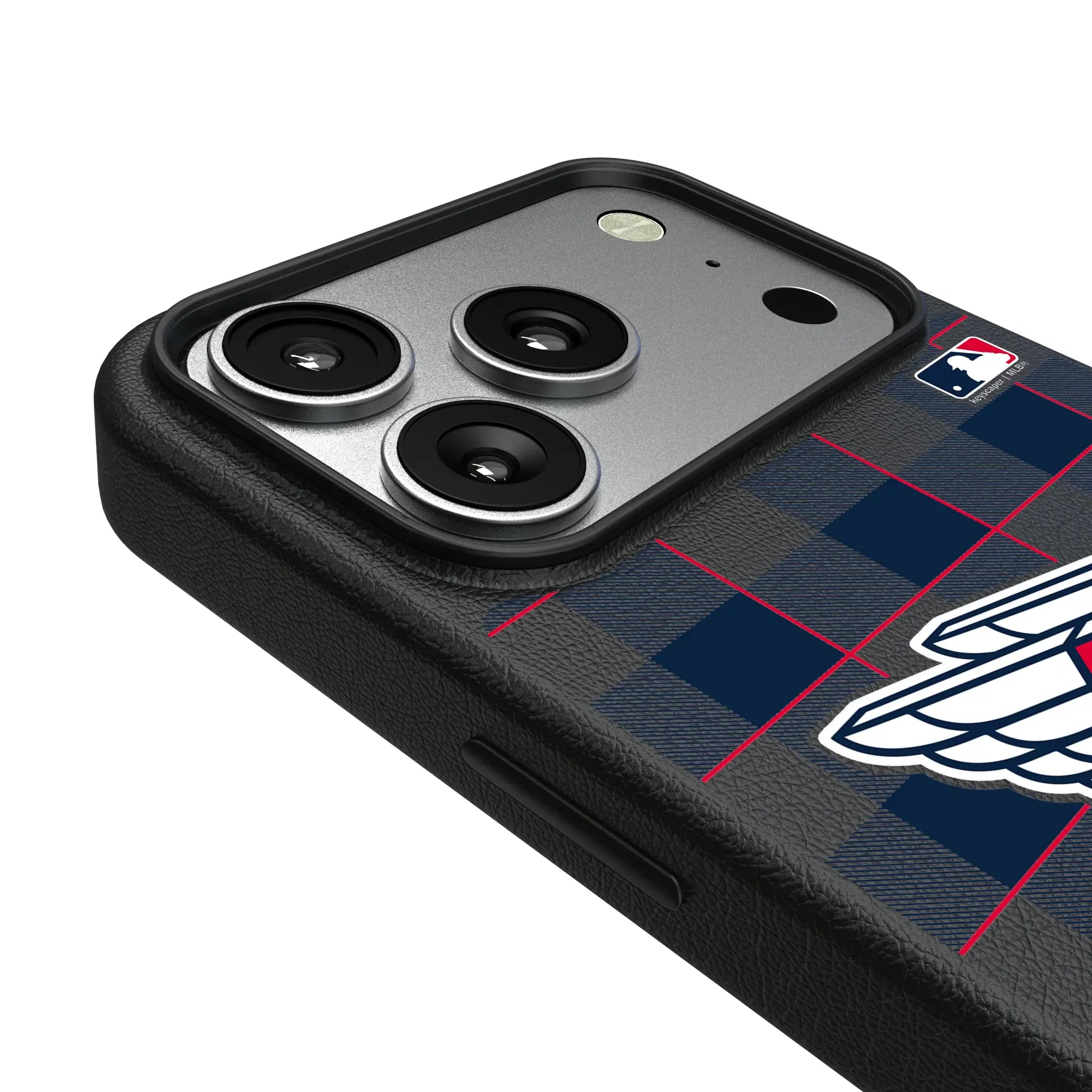 Cleveland Guardians Plaid MagSafe Compatible Phone Case for Apple iPhone