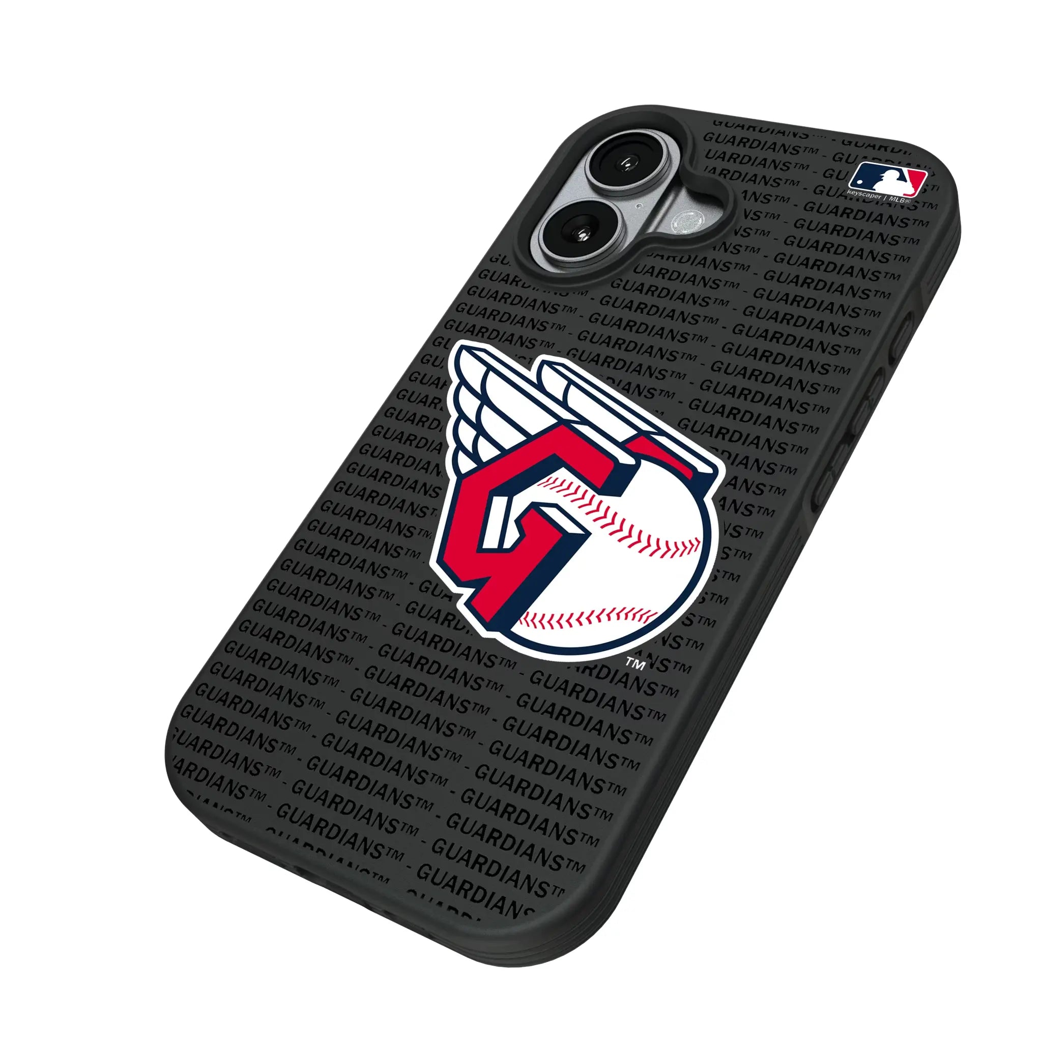 Cleveland Guardians Text Backdrop Bump Phone Case
