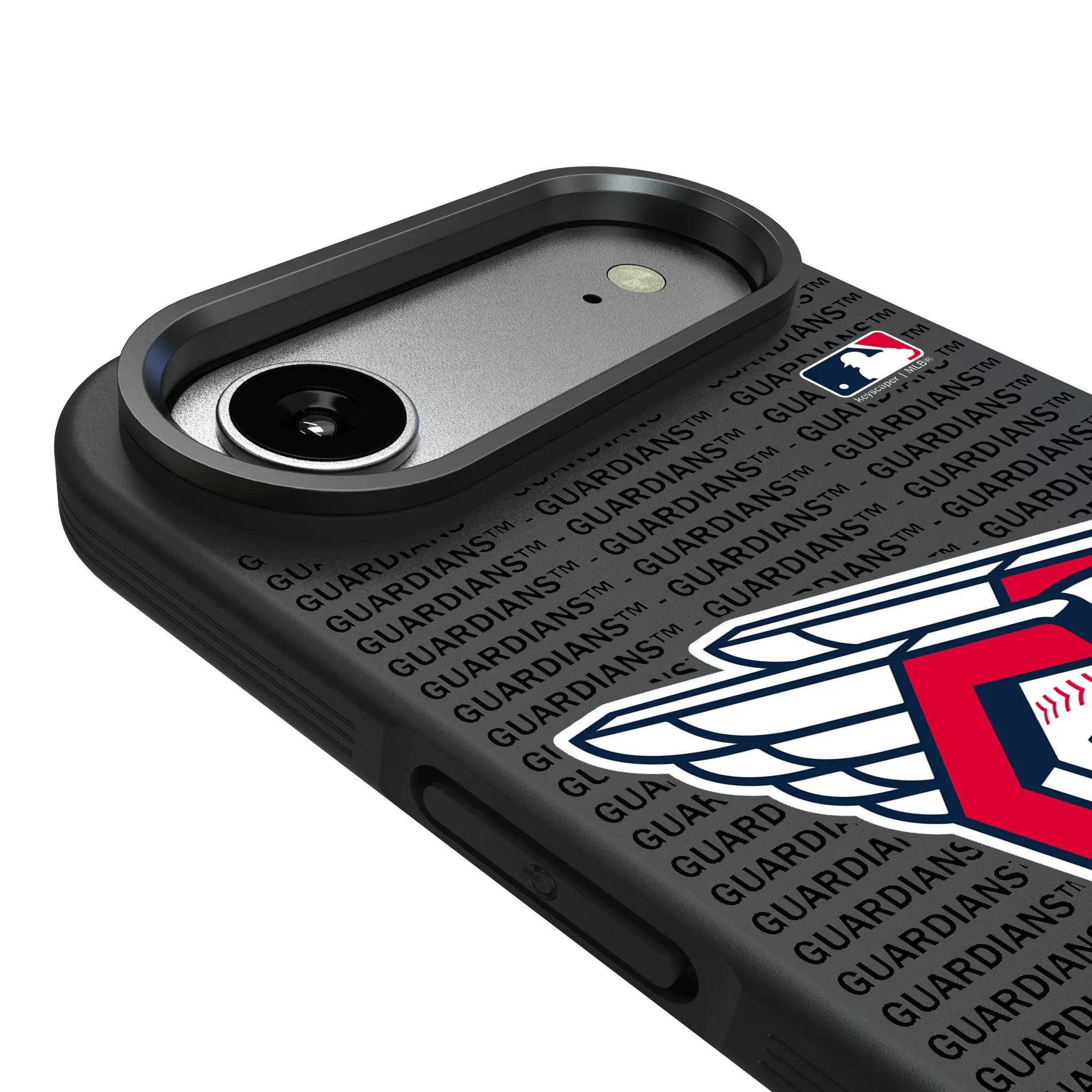 Cleveland Guardians Text Backdrop Bump Phone Case