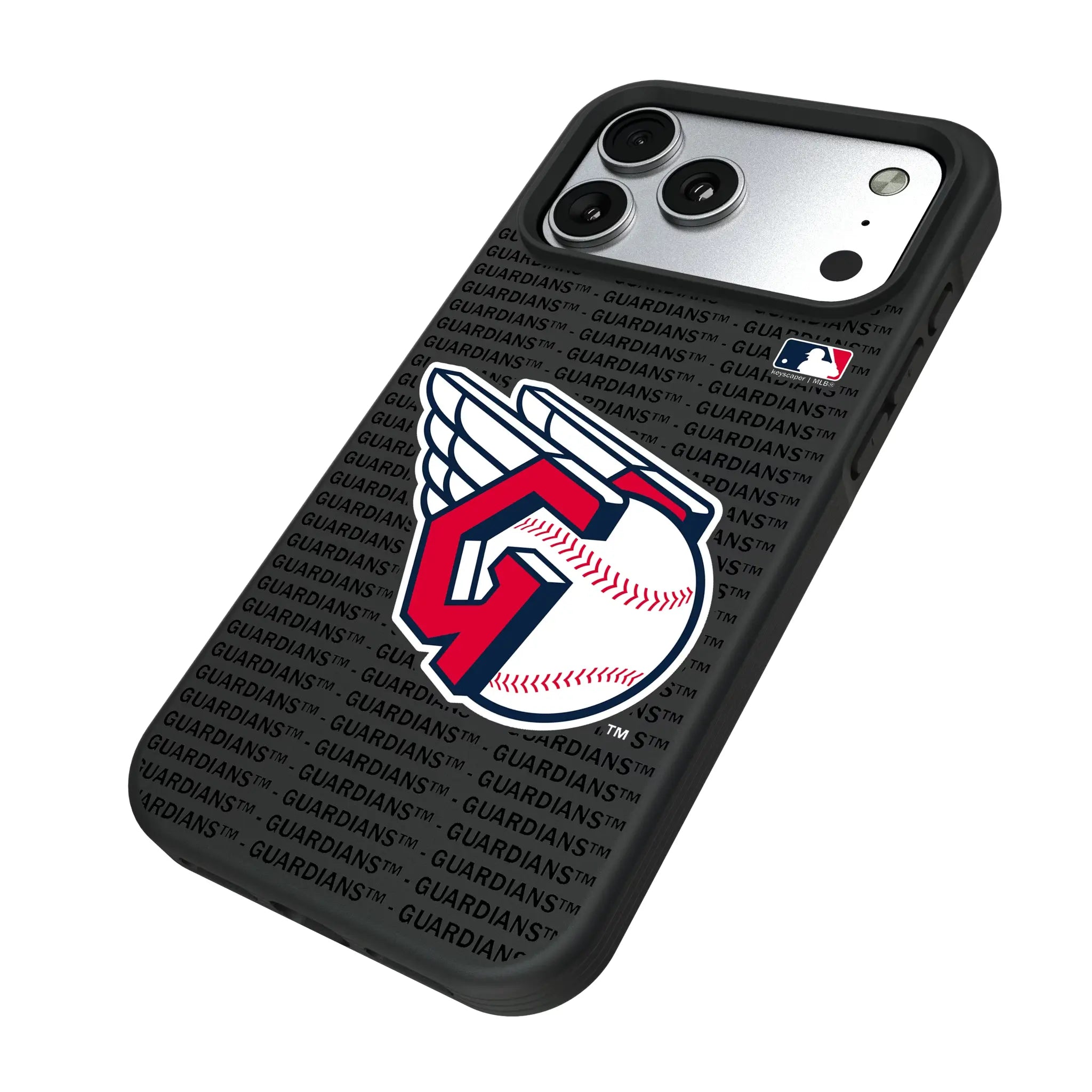 Cleveland Guardians Text Backdrop Bump Phone Case