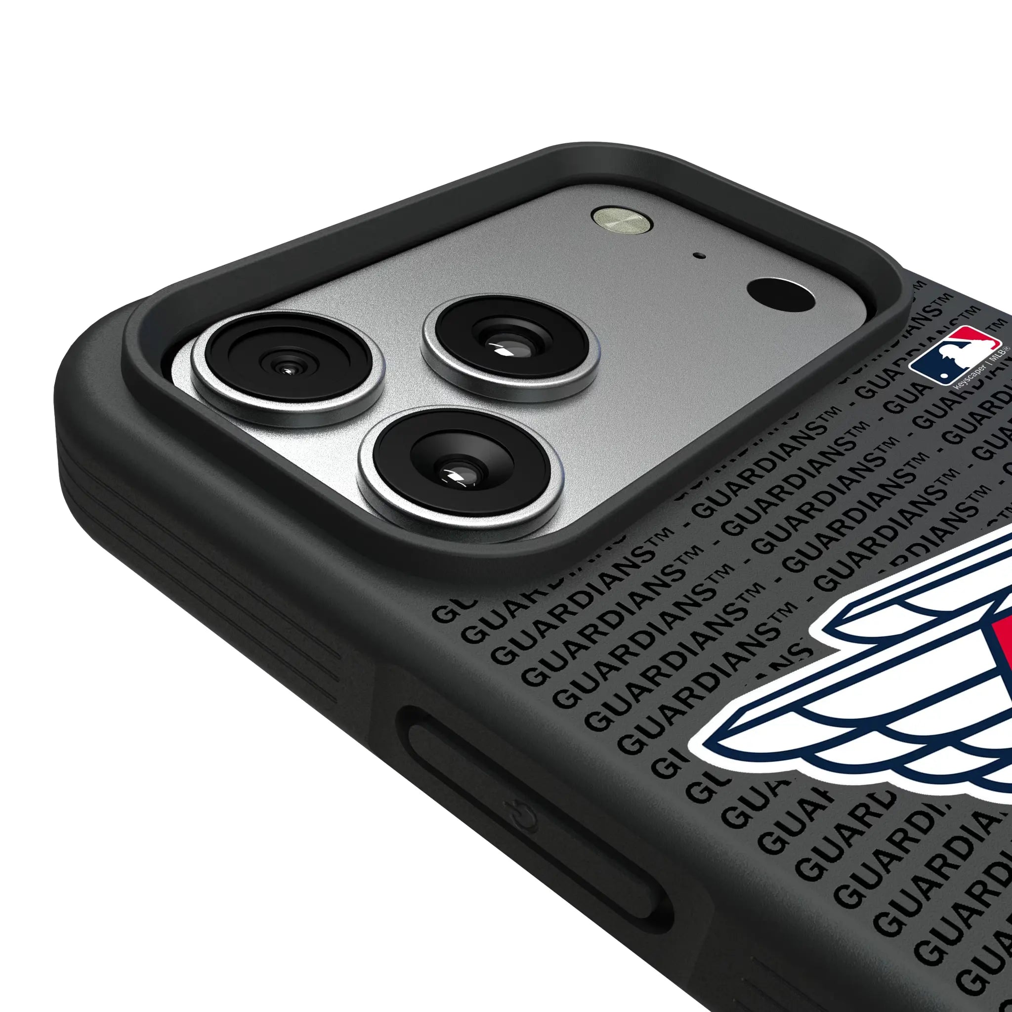 Cleveland Guardians Text Backdrop Bump Phone Case