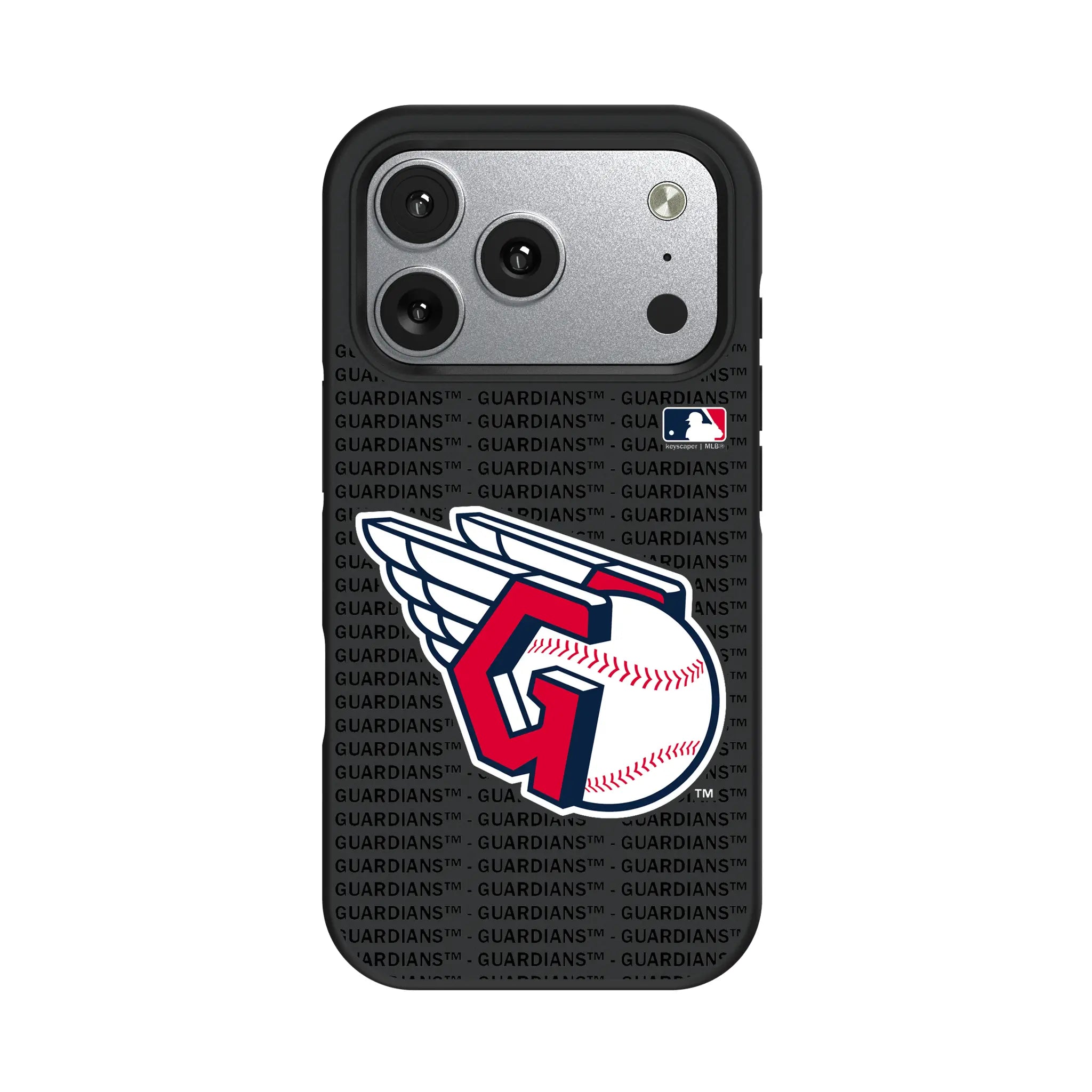 Cleveland Guardians Text Backdrop Bump Phone Case