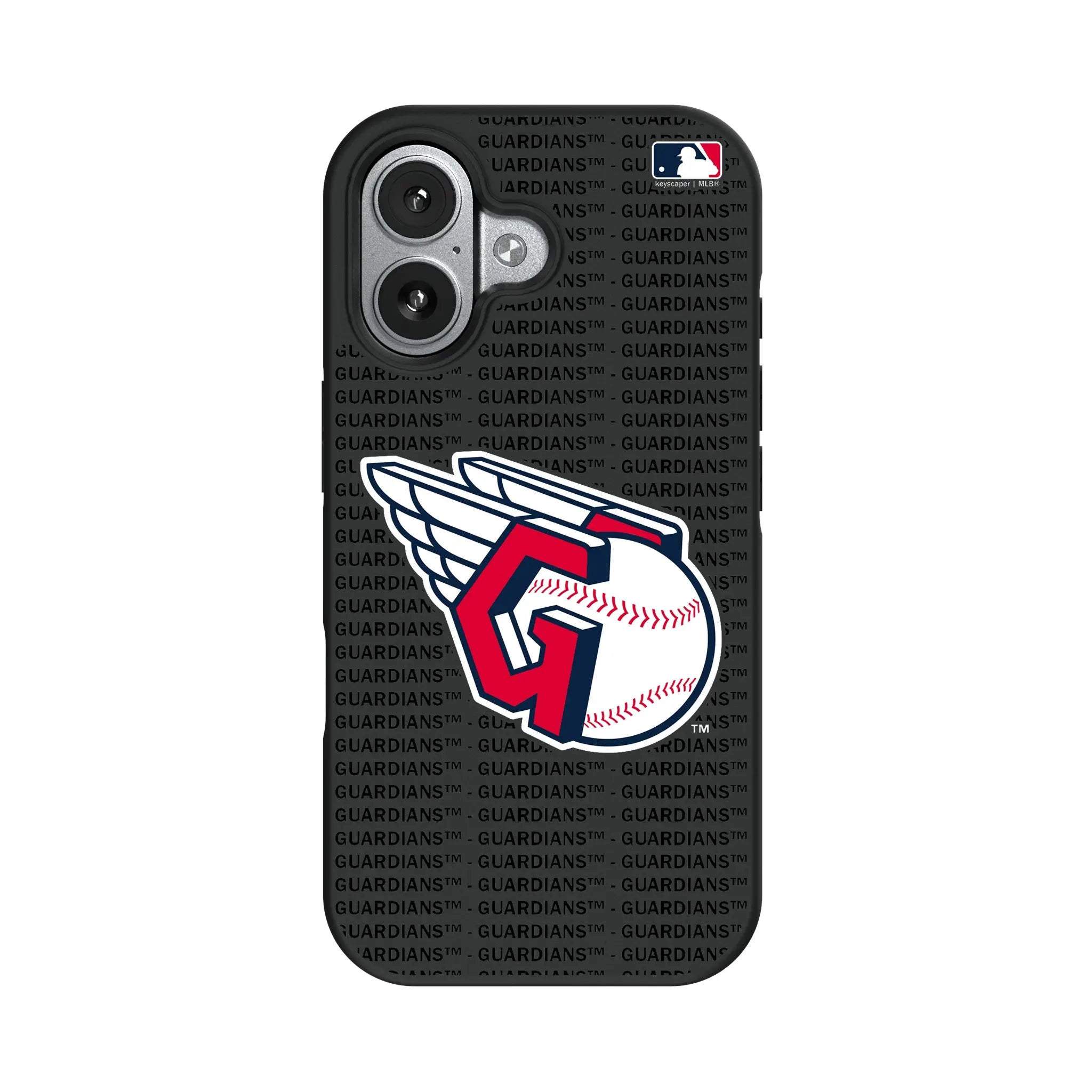 Cleveland Guardians Text Backdrop Bump Phone Case