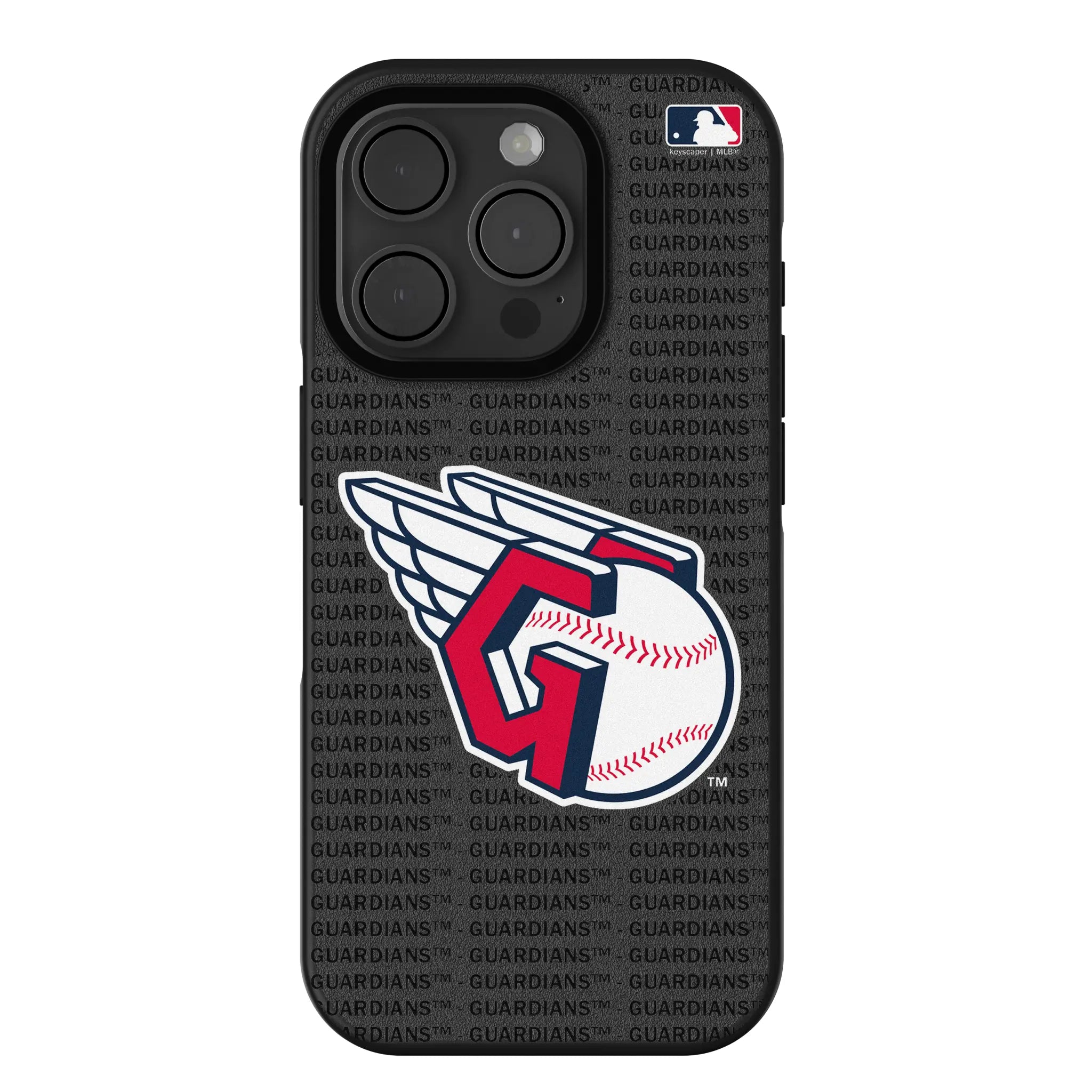 Cleveland Guardians Text Backdrop Bump Phone Case