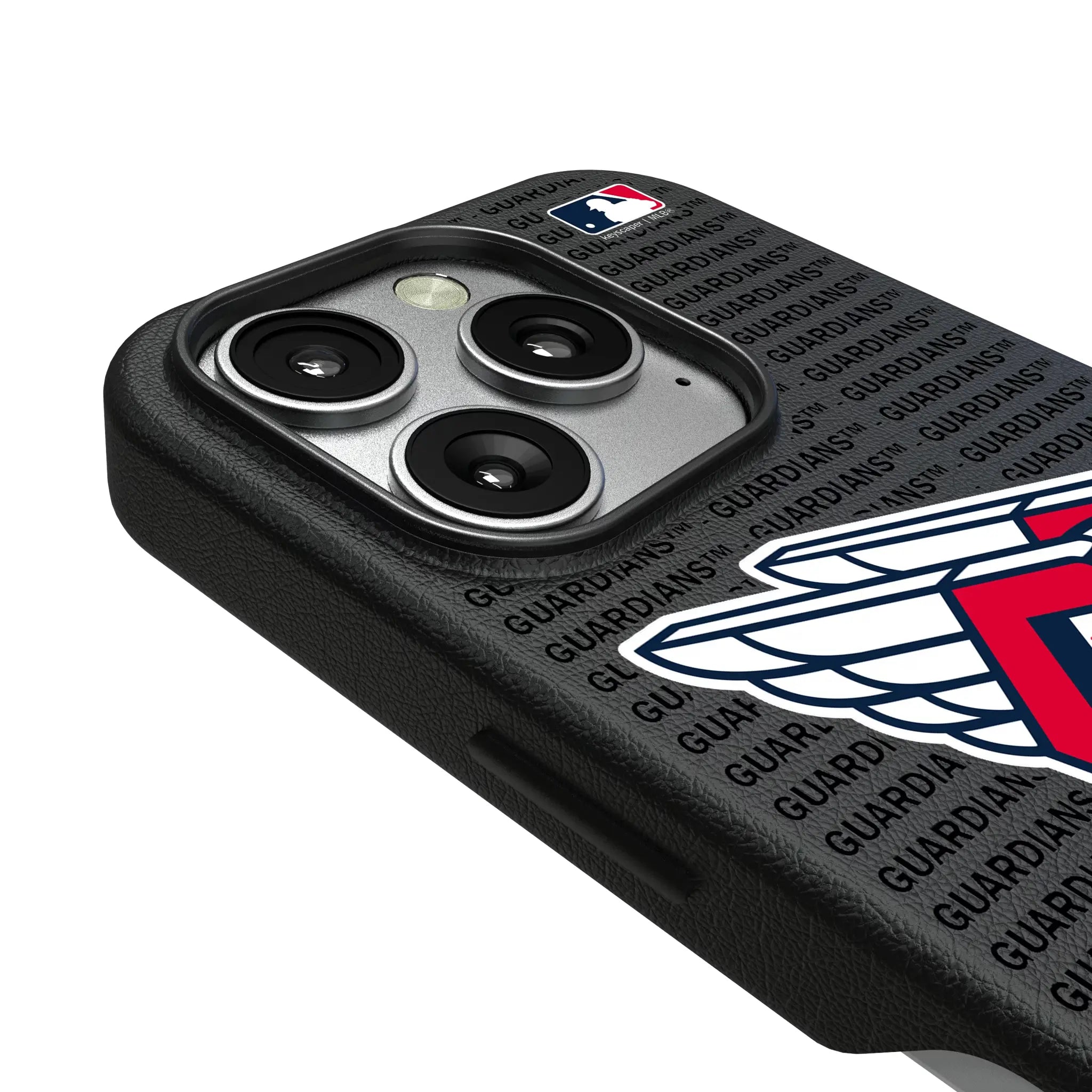 Cleveland Guardians Text Backdrop MagSafe Compatible Phone Case for Apple iPhone