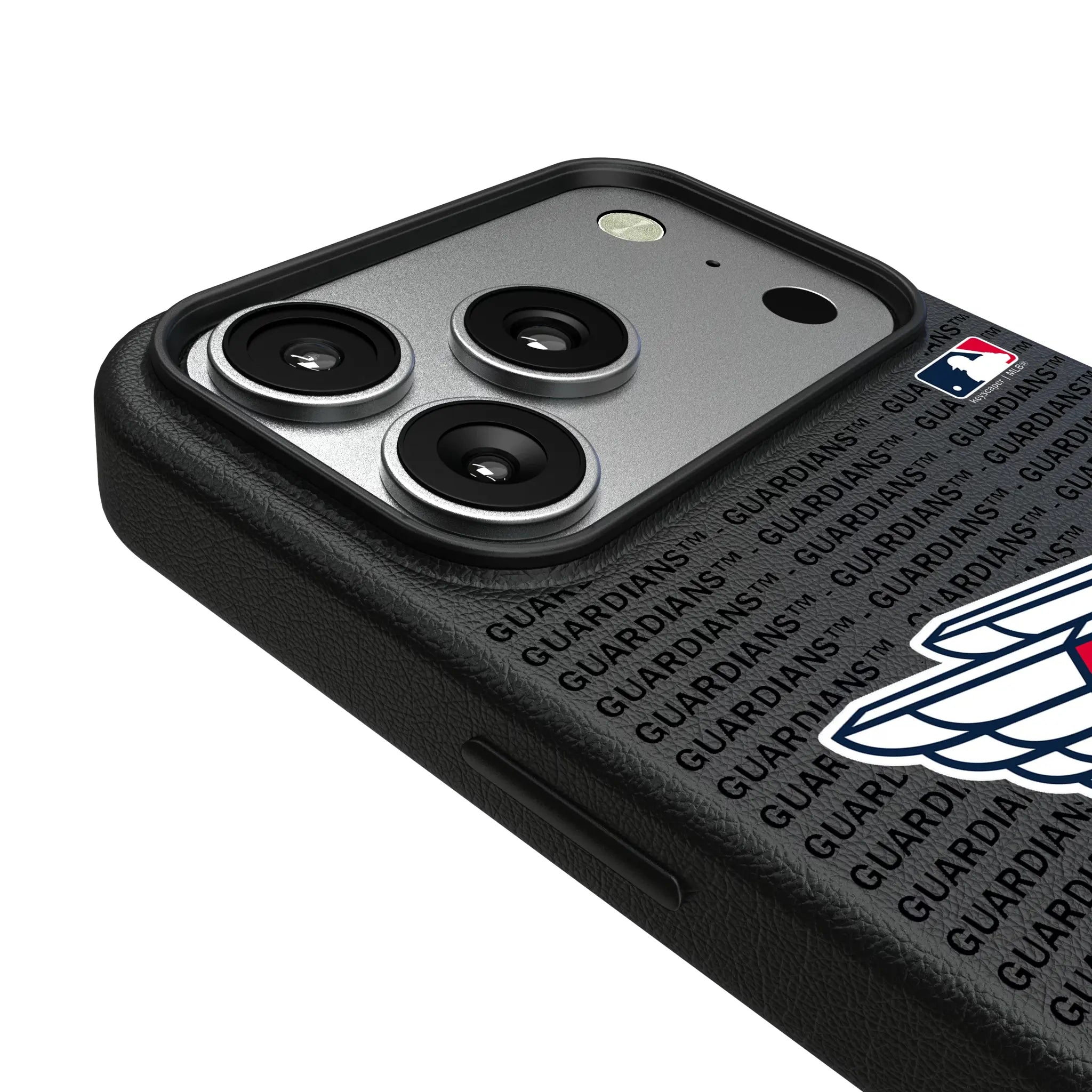 Cleveland Guardians Text Backdrop MagSafe Compatible Phone Case for Apple iPhone