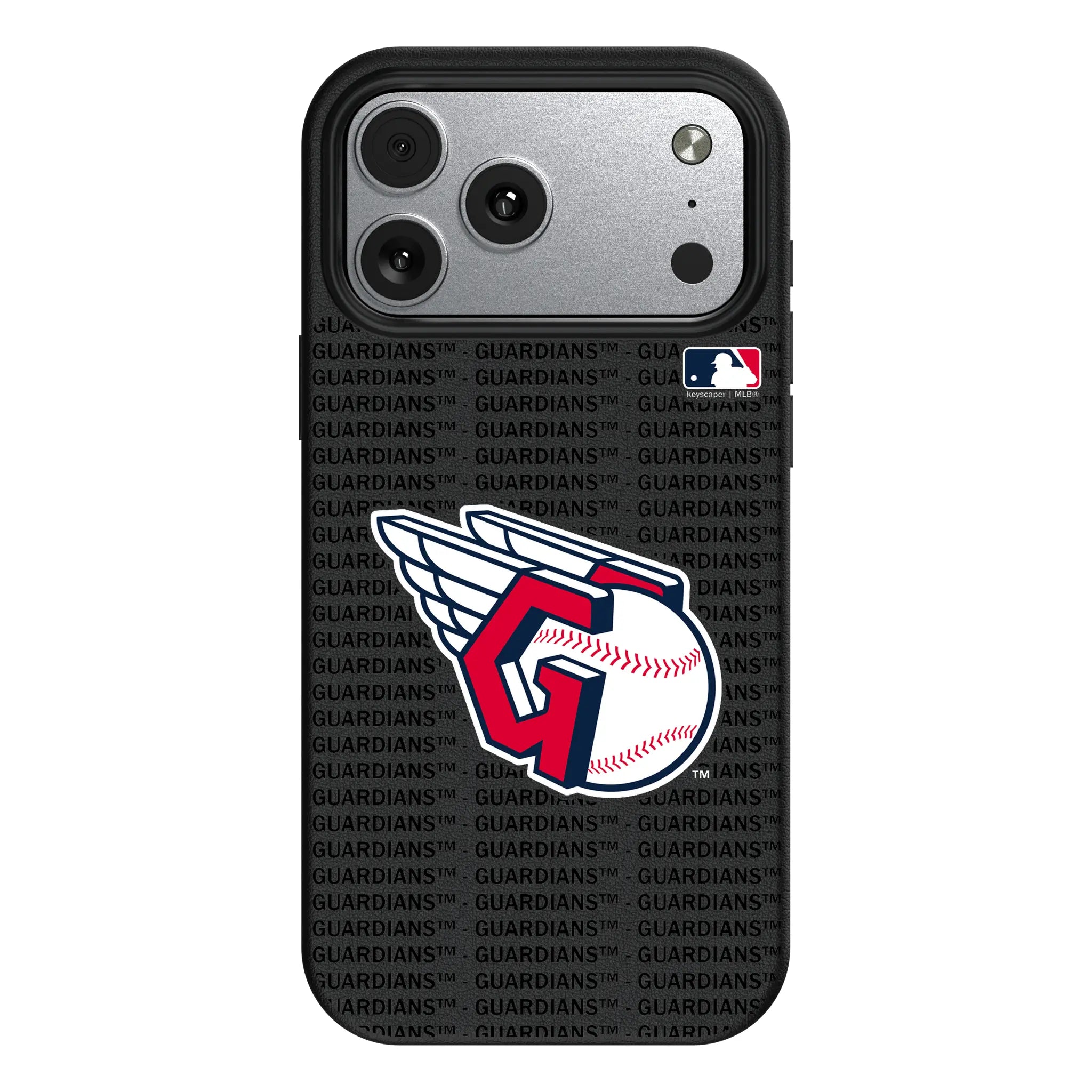 Cleveland Guardians Text Backdrop MagSafe Compatible Phone Case for Apple iPhone