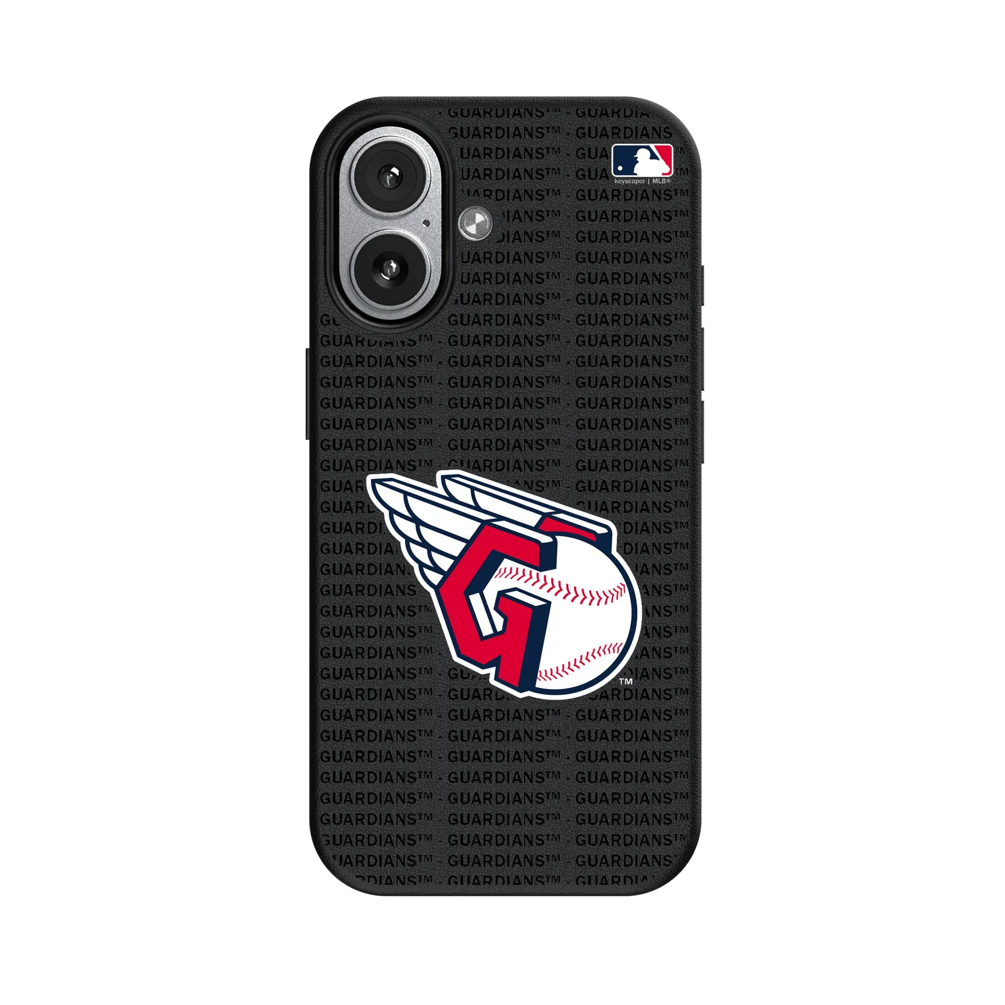 Cleveland Guardians Text Backdrop MagSafe Compatible Phone Case for Apple iPhone