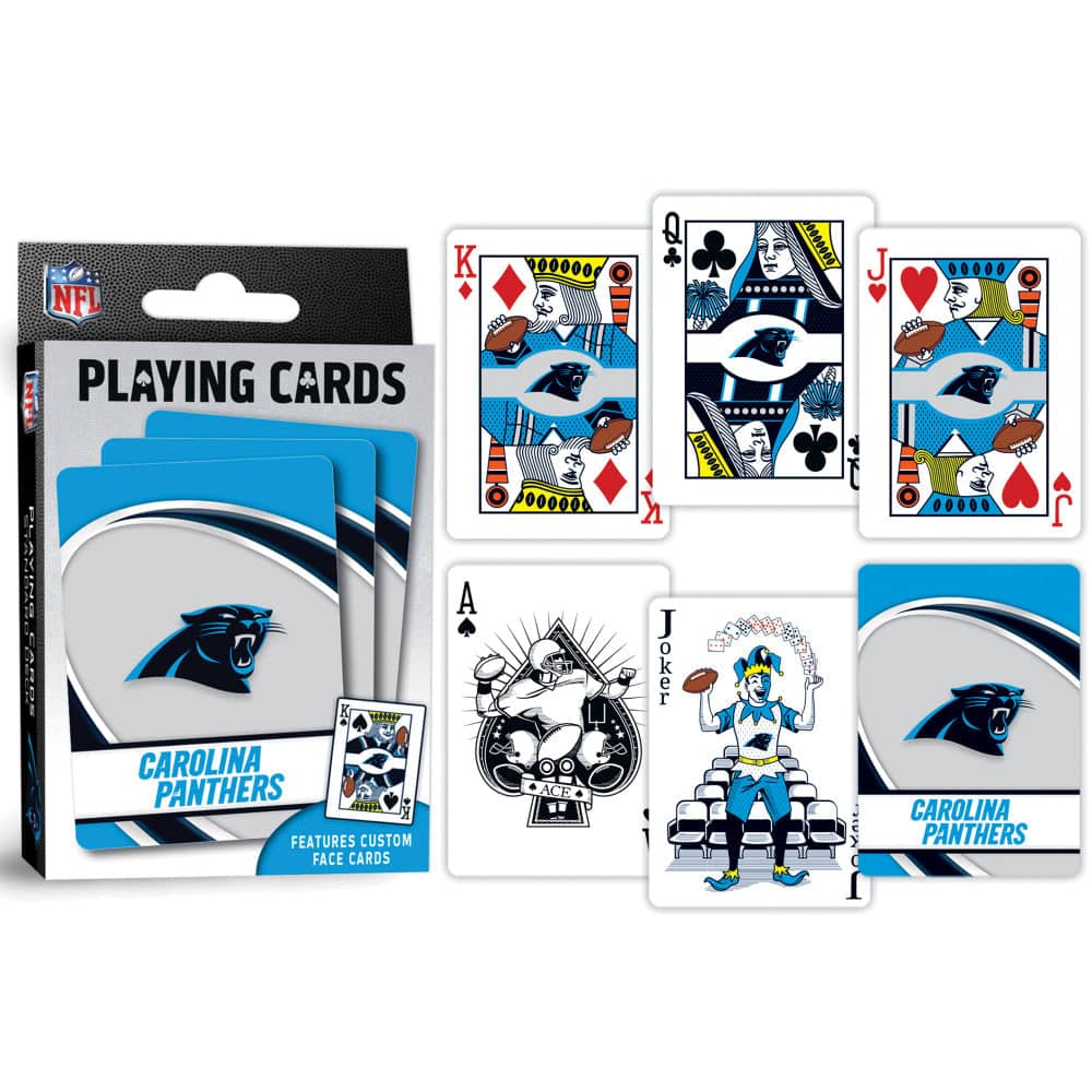 Carolina Panthers 54-Card Deck Playing Cards
