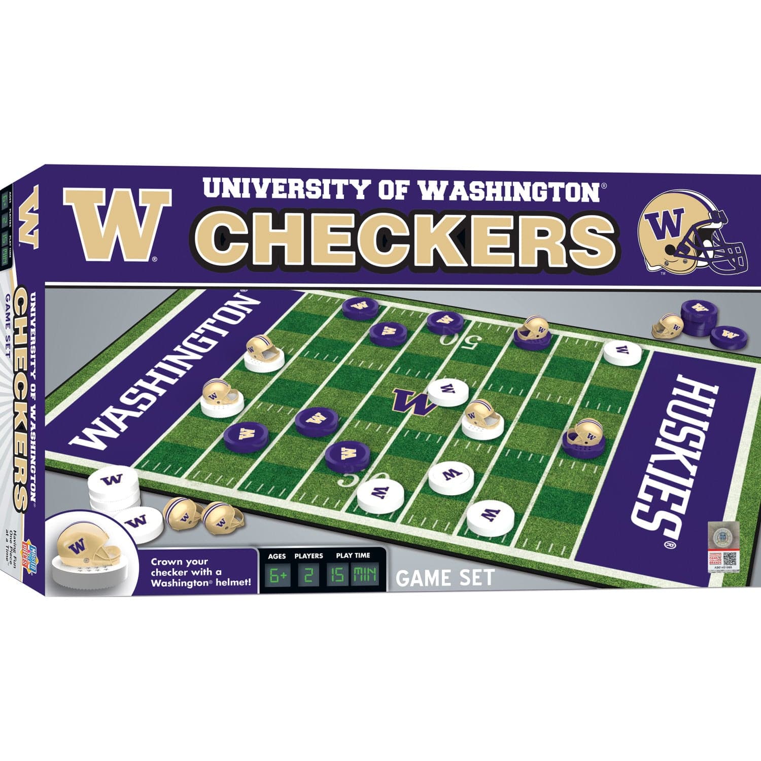 Washington Huskies Checkers Game - Sports Gifts, Sports Memorabilia, Sports Collectibles, Fan Shop