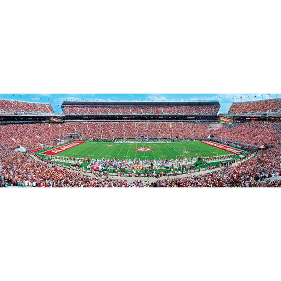 Alabama Crimson Tide - 1000 Piece Panoramic Jigsaw Puzzle - Center View - 757 Sports Collectibles