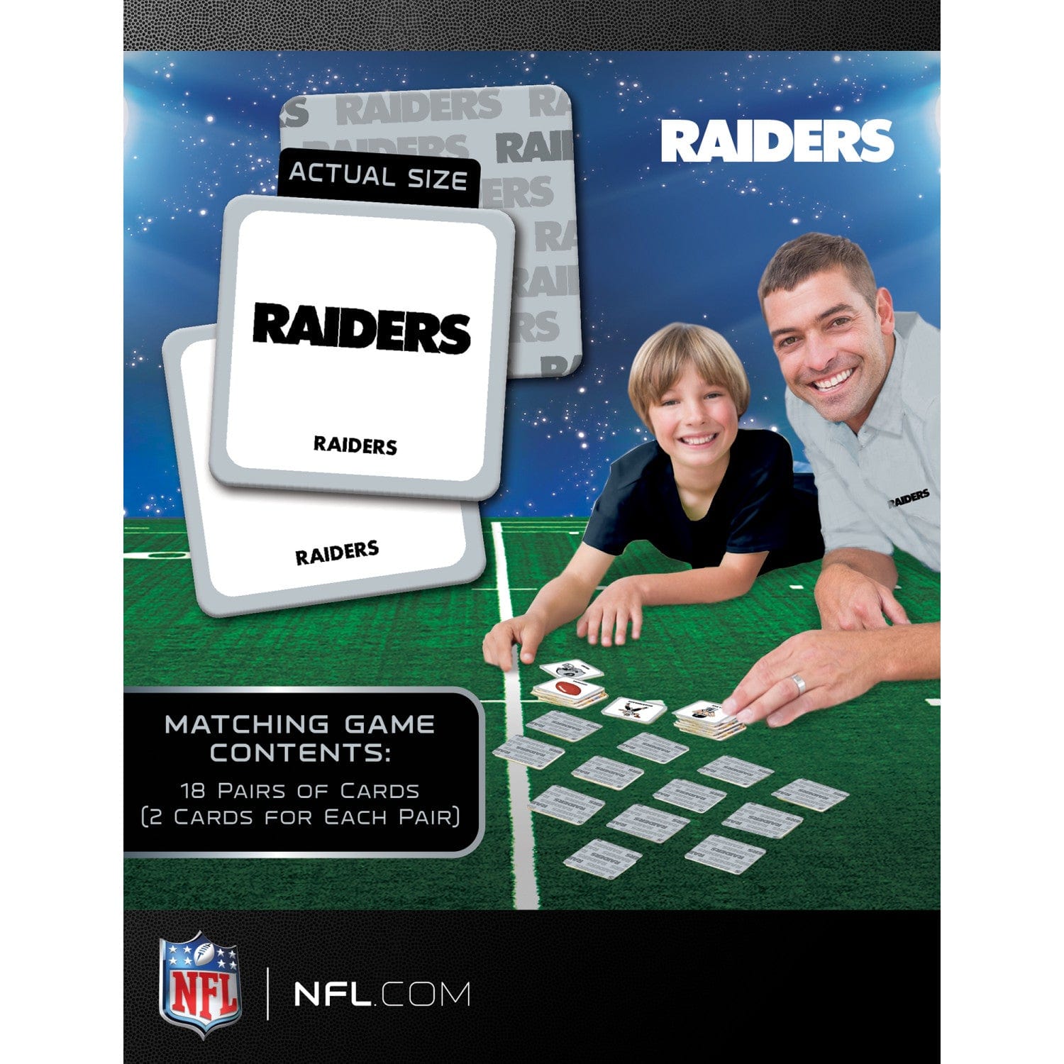 Las Vegas Raiders Memory Matching Game - Sports Gifts, Sports Memorabilia, Sports Collectibles, Fan Shop