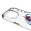 Colorado Avalanche Ice Stripe Clear Phone Case for Apple iPhone