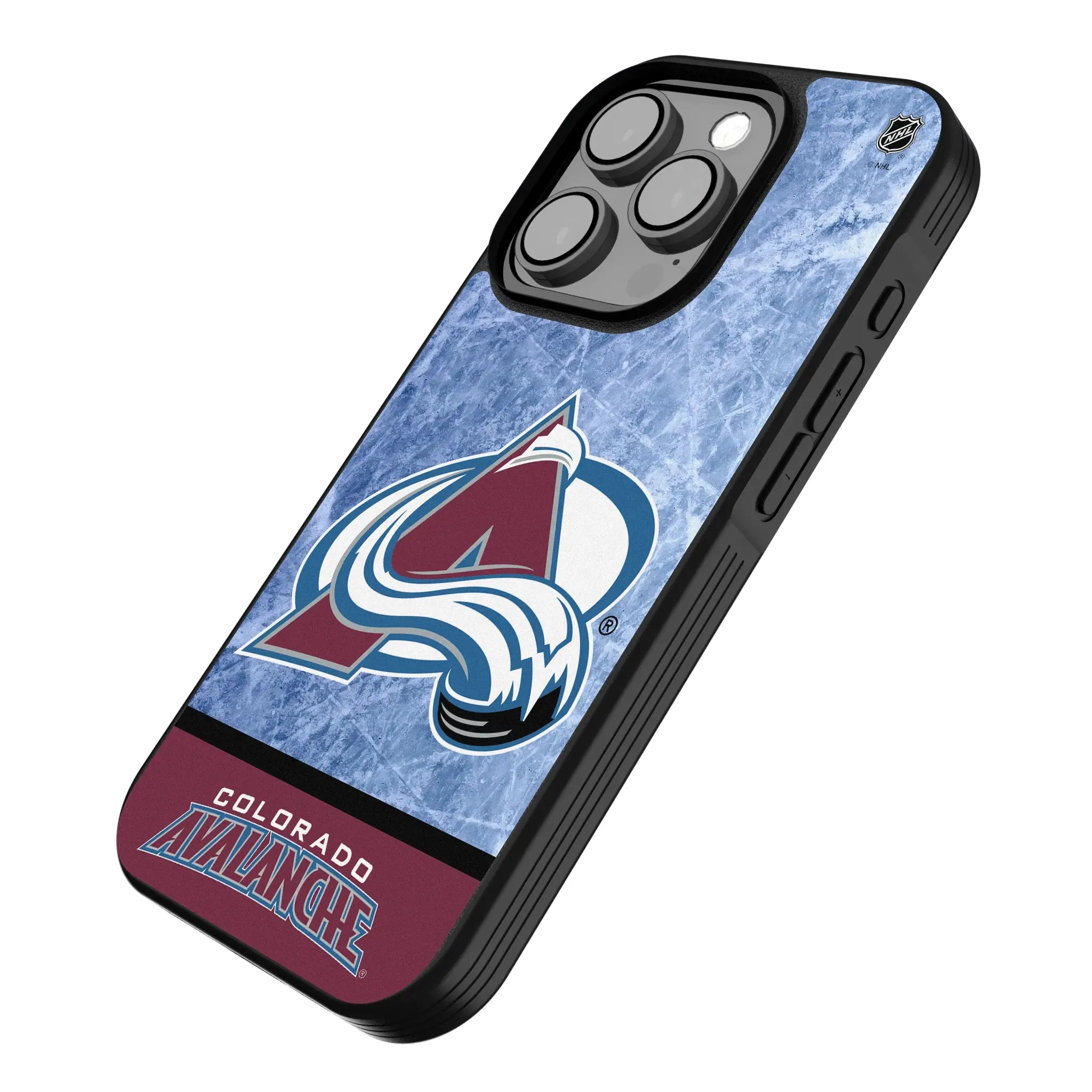 Colorado Avalanche Ice Wordmark Bump Phone Case