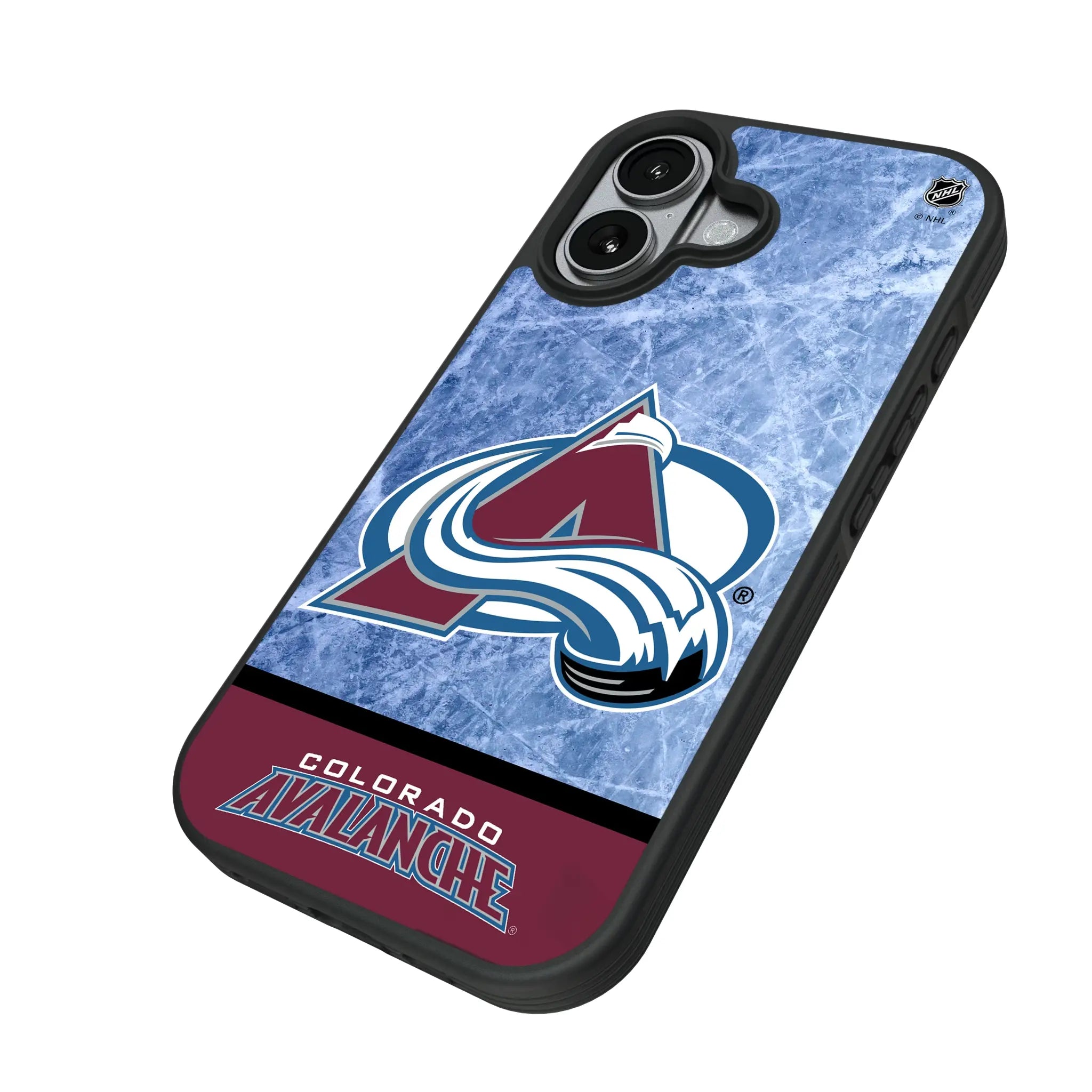 Colorado Avalanche Ice Wordmark Bump Phone Case