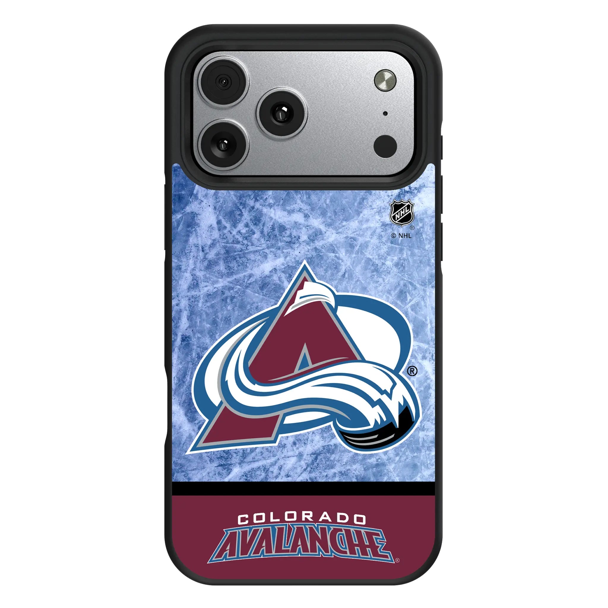 Colorado Avalanche Ice Wordmark Bump Phone Case