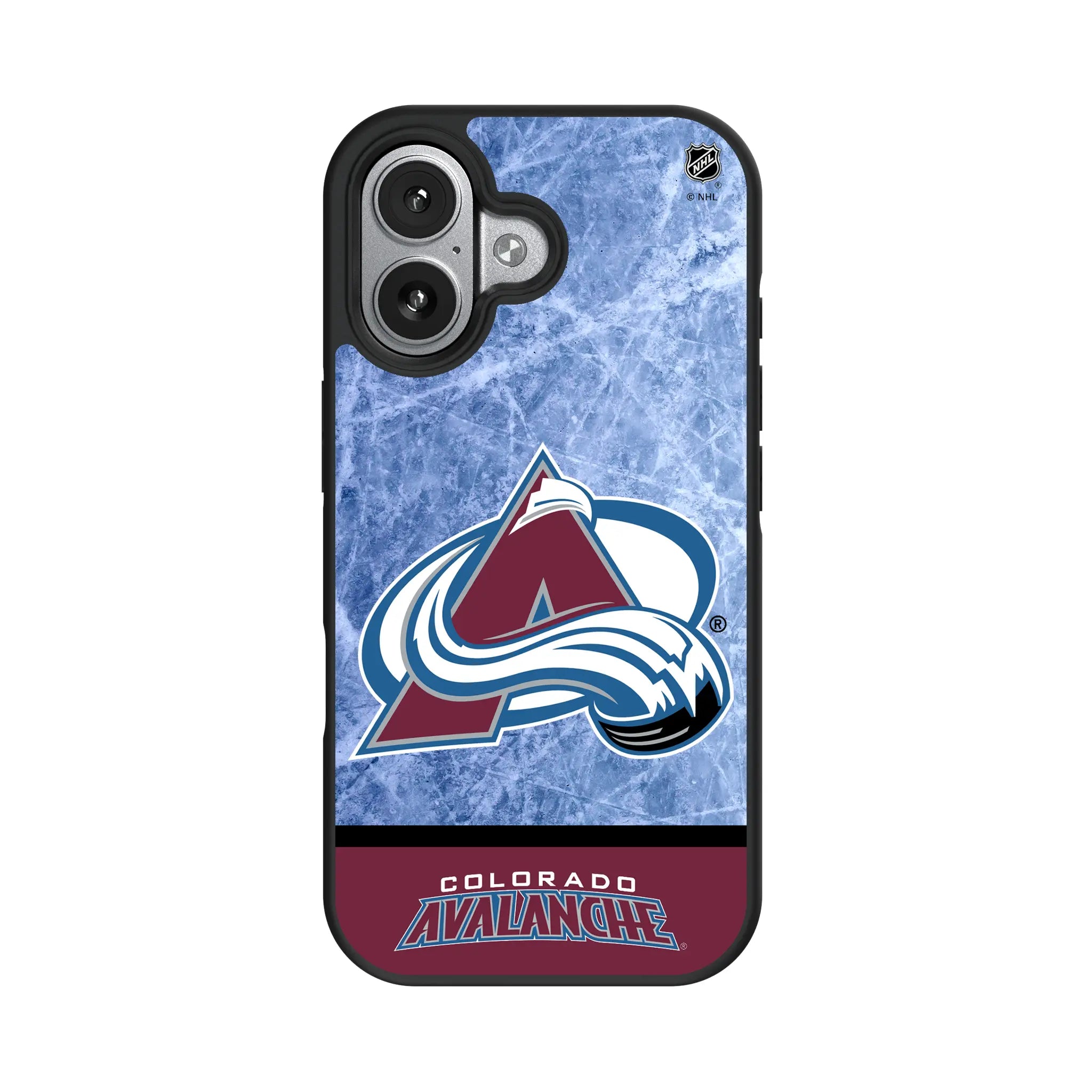 Colorado Avalanche Ice Wordmark Bump Phone Case