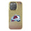 Colorado Avalanche Linen Bling Phone Case for Apple iPhone
