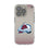 Colorado Avalanche Linen Clear Phone Case for Apple iPhone