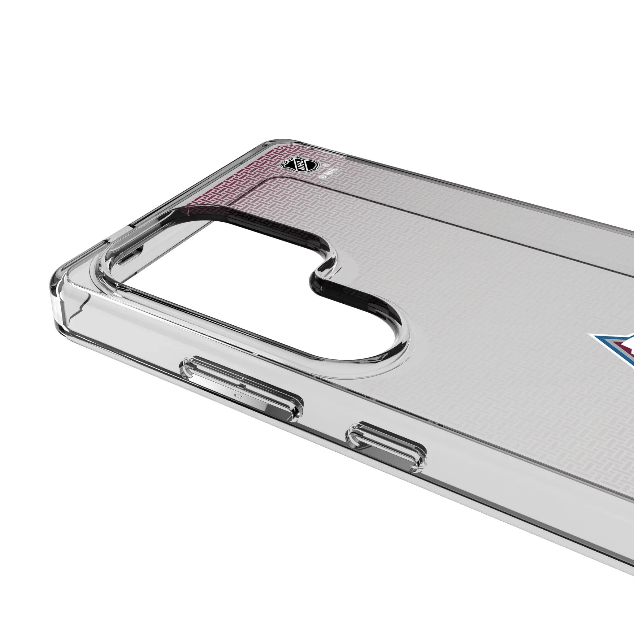 Colorado Avalanche Linen Clear Phone Case for Samsung Galaxy