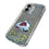 Colorado Avalanche Linen Glitter Phone Case