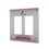 Colorado Avalanche Linen Hidden-Screw Light Switch Plate