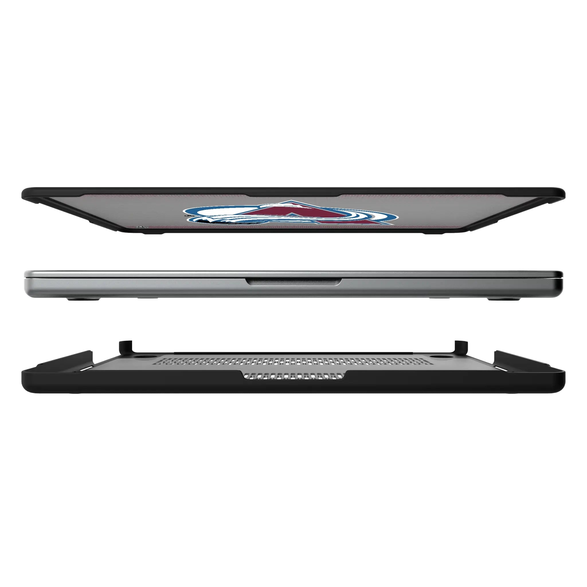 Colorado Avalanche Linen Laptop Case for Apple MacBook