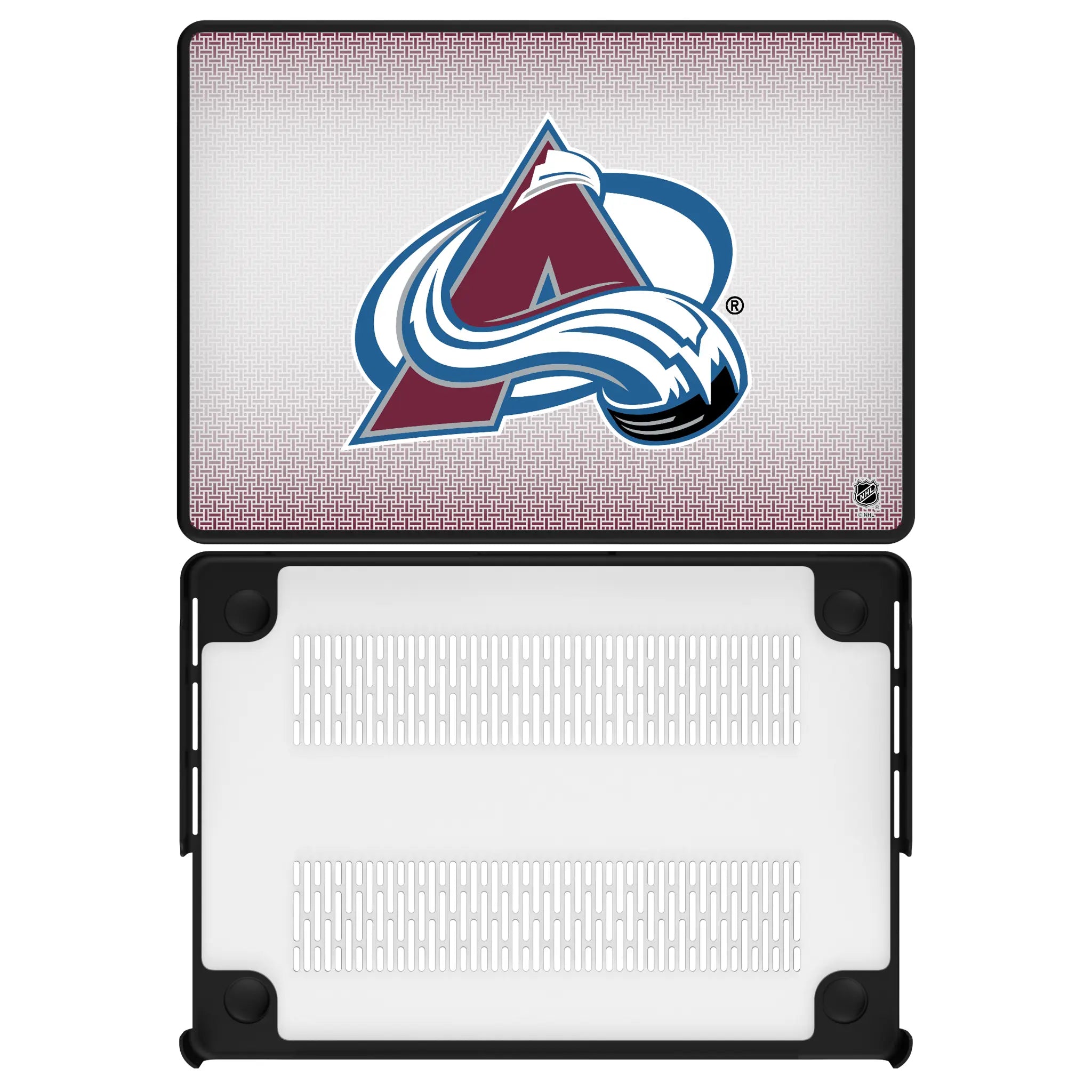 Colorado Avalanche Linen Laptop Case for Apple MacBook