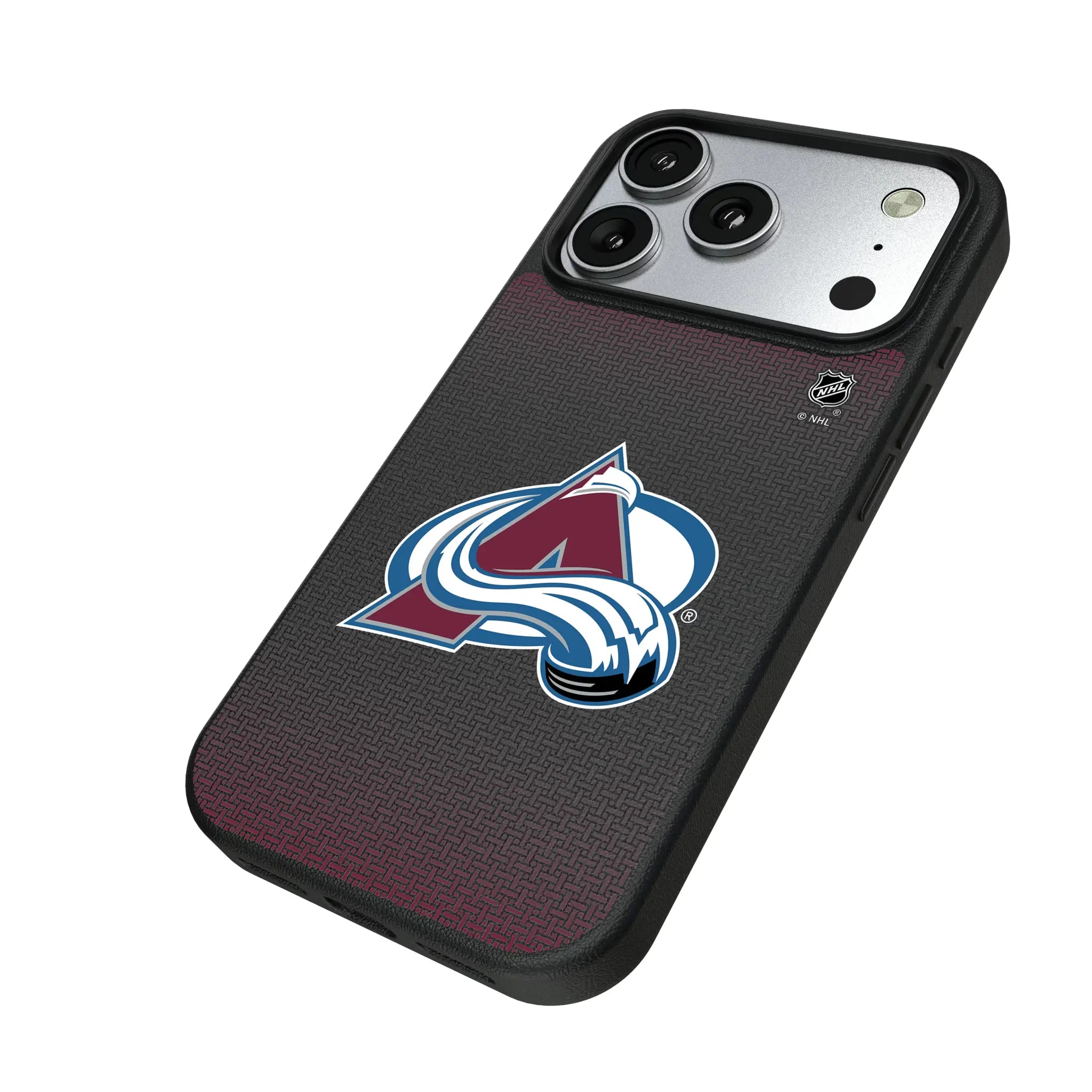 Colorado Avalanche Linen MagSafe Compatible Phone Case for Apple iPhone