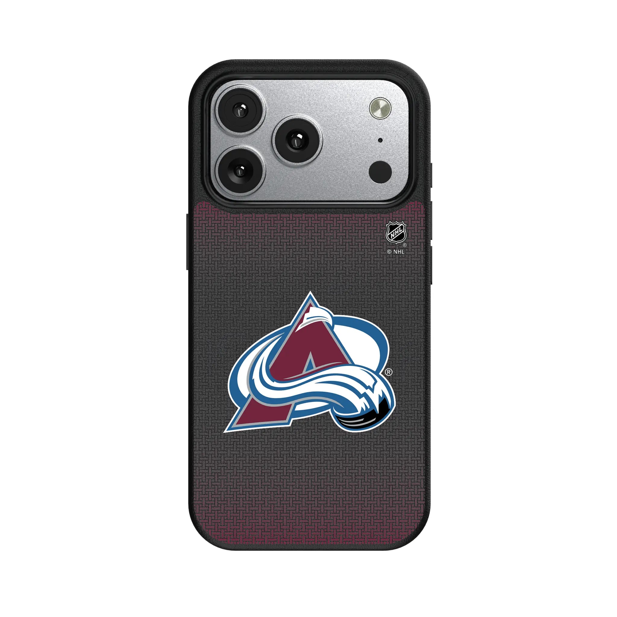 Colorado Avalanche Linen MagSafe Compatible Phone Case for Apple iPhone