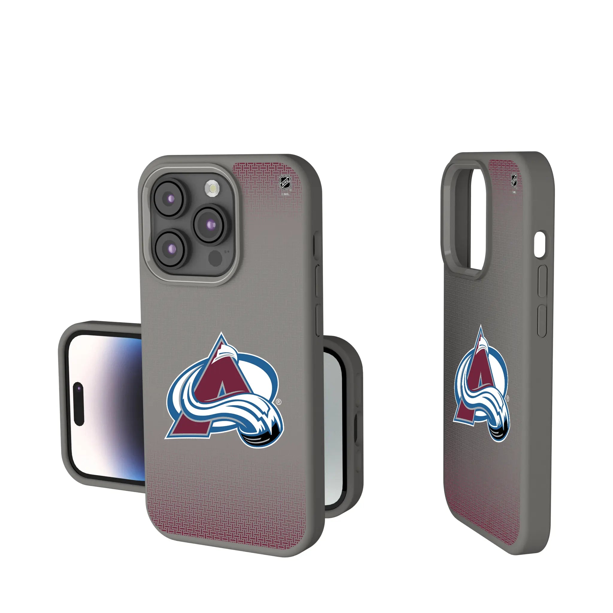 Colorado Avalanche Linen Soft Touch Phone Case