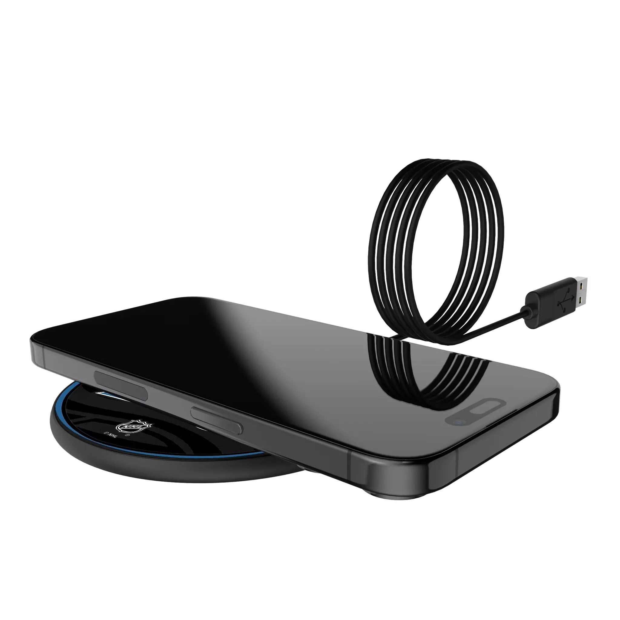 Colorado Avalanche Monocolor Tilt 15-Watt Wireless Charger