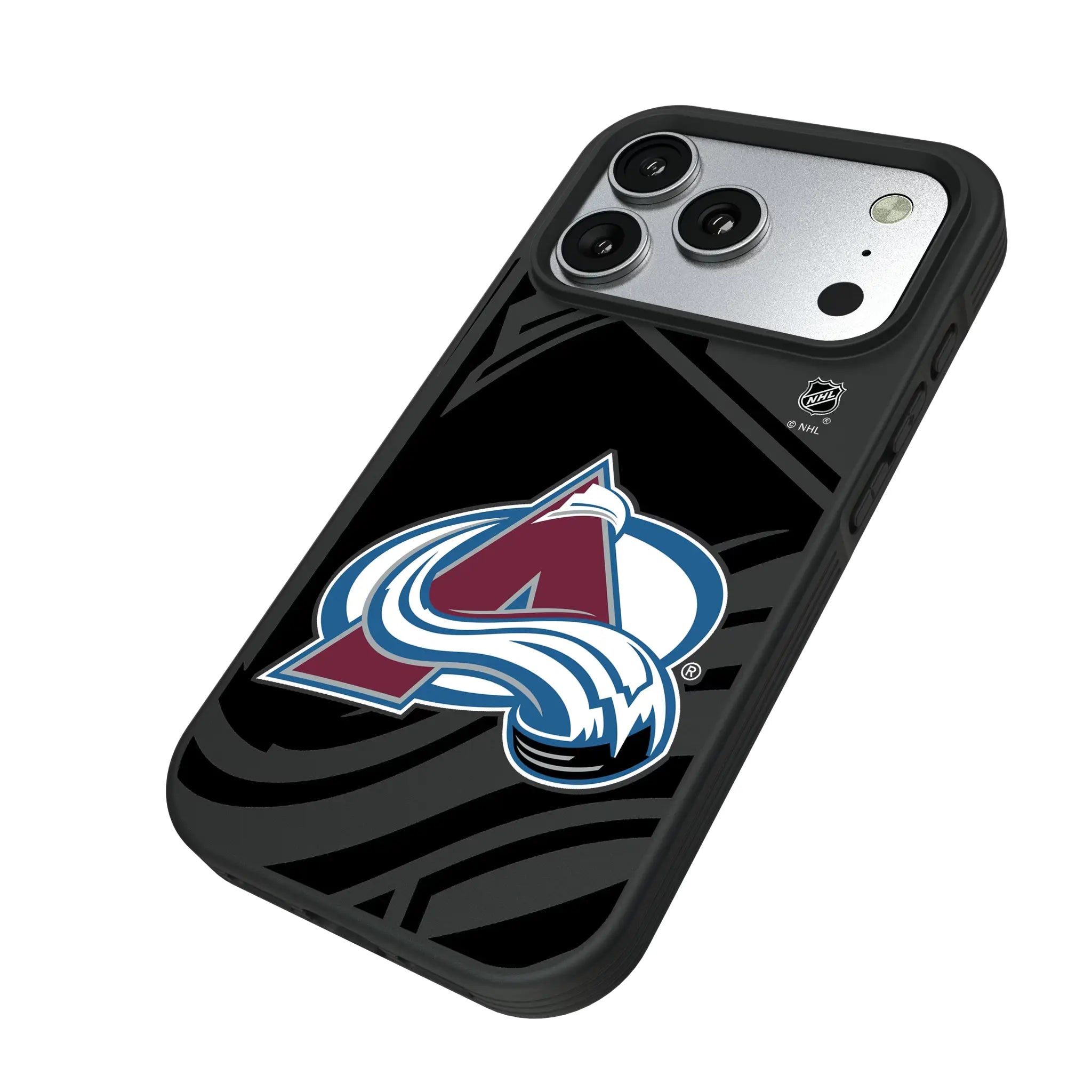 Colorado Avalanche Monocolor Tilt Bump Phone Case