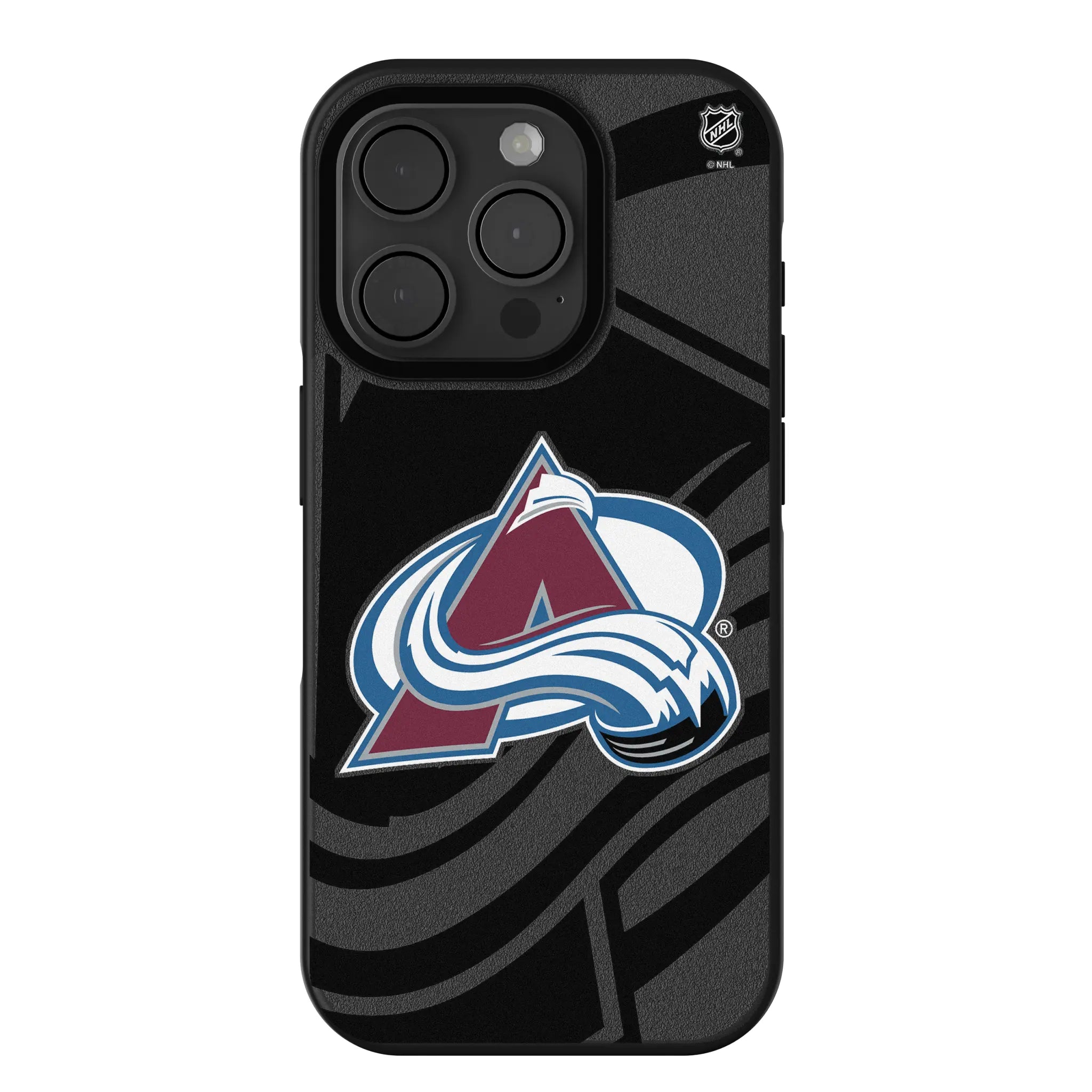 Colorado Avalanche Monocolor Tilt Bump Phone Case