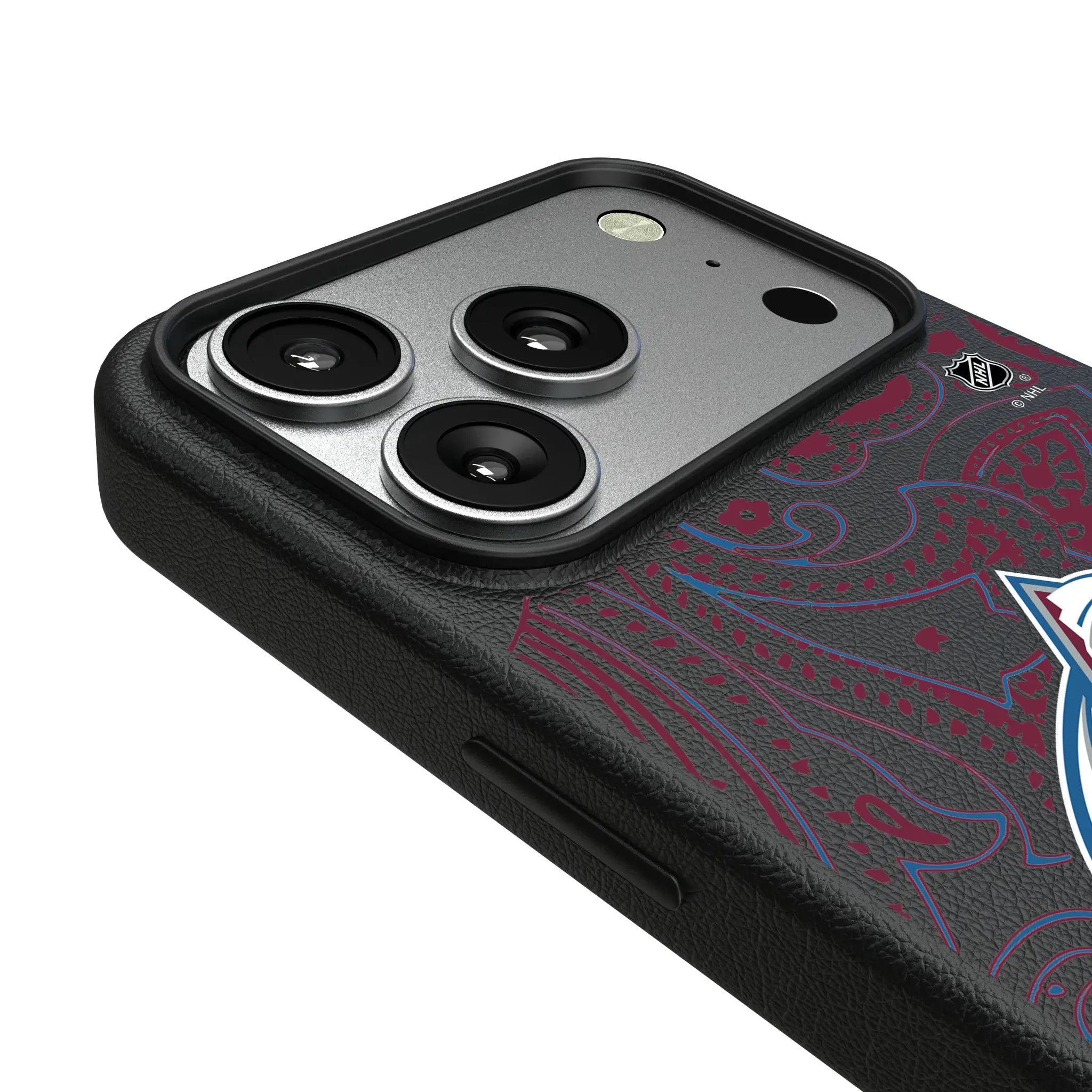 Colorado Avalanche Paisley MagSafe Compatible Phone Case for Apple iPhone