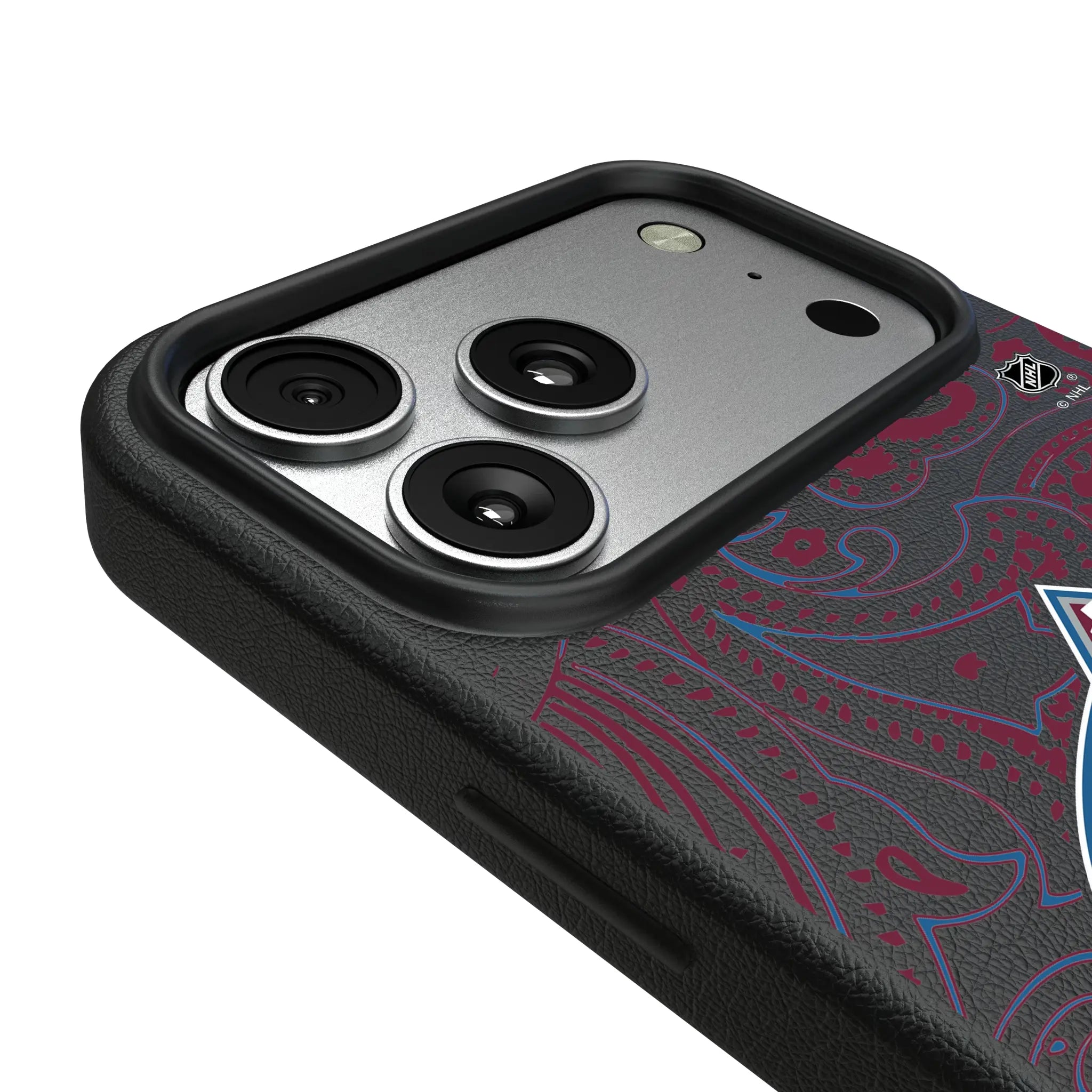 Colorado Avalanche Paisley MagSafe Compatible Phone Case for Apple iPhone