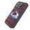Colorado Avalanche Plaid Bling Phone Case