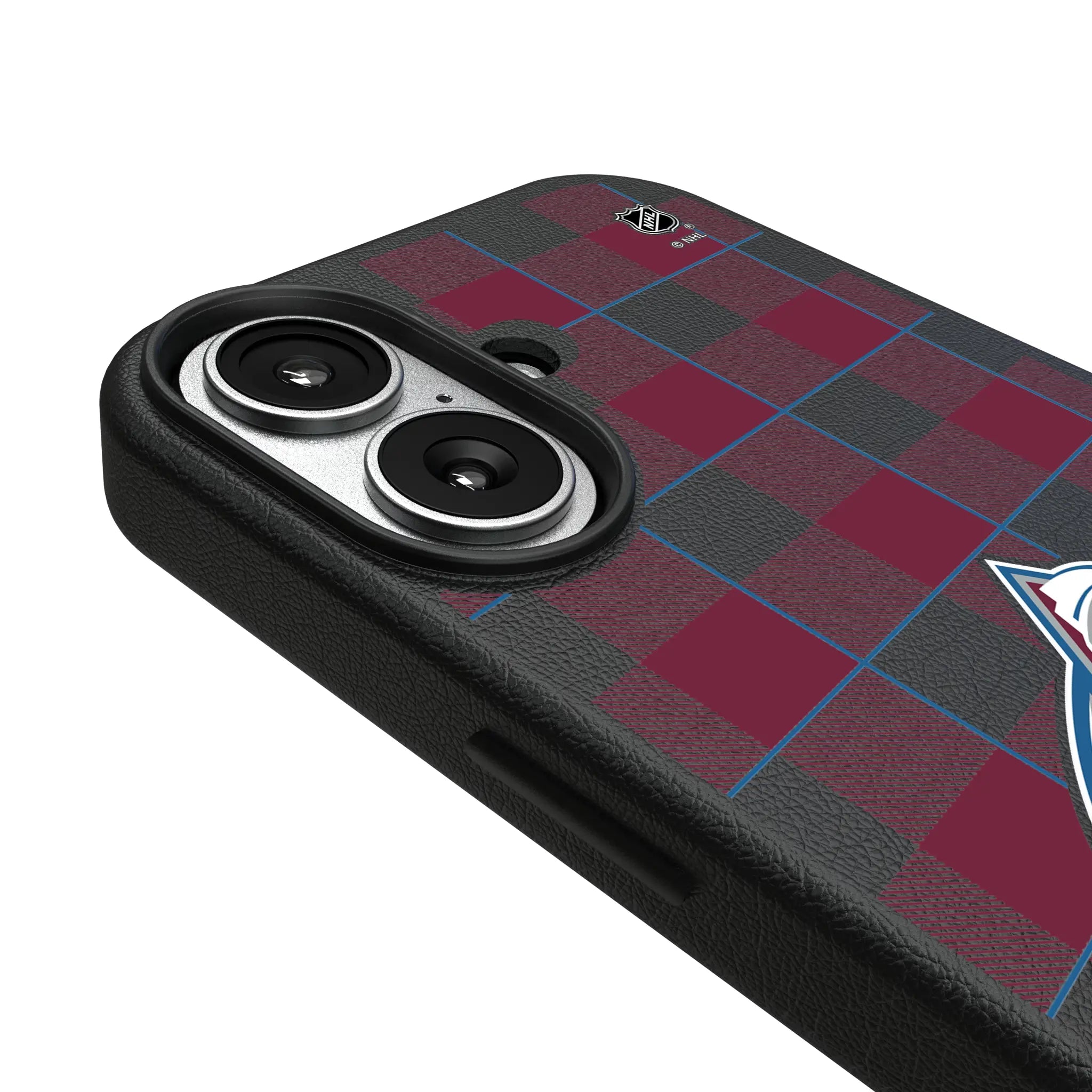 Colorado Avalanche Plaid MagSafe Compatible Phone Case for Apple iPhone