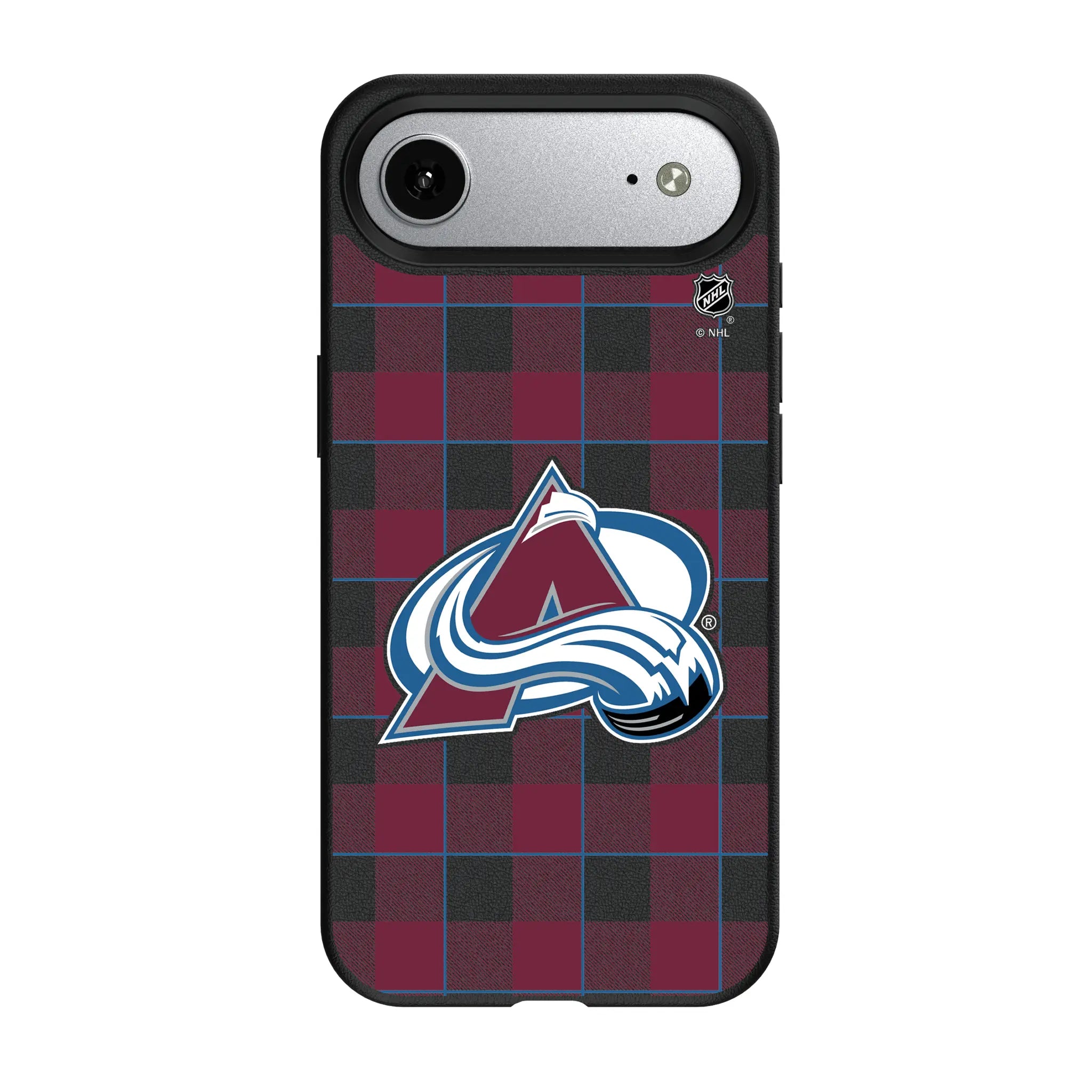 Colorado Avalanche Plaid MagSafe Compatible Phone Case for Apple iPhone