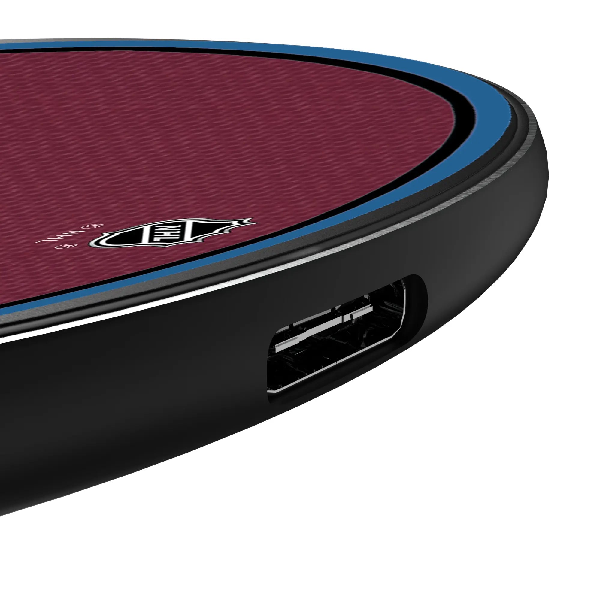 Colorado Avalanche Stripe 15-Watt Wireless Charger