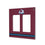 Colorado Avalanche Stripe Hidden-Screw Light Switch Plate